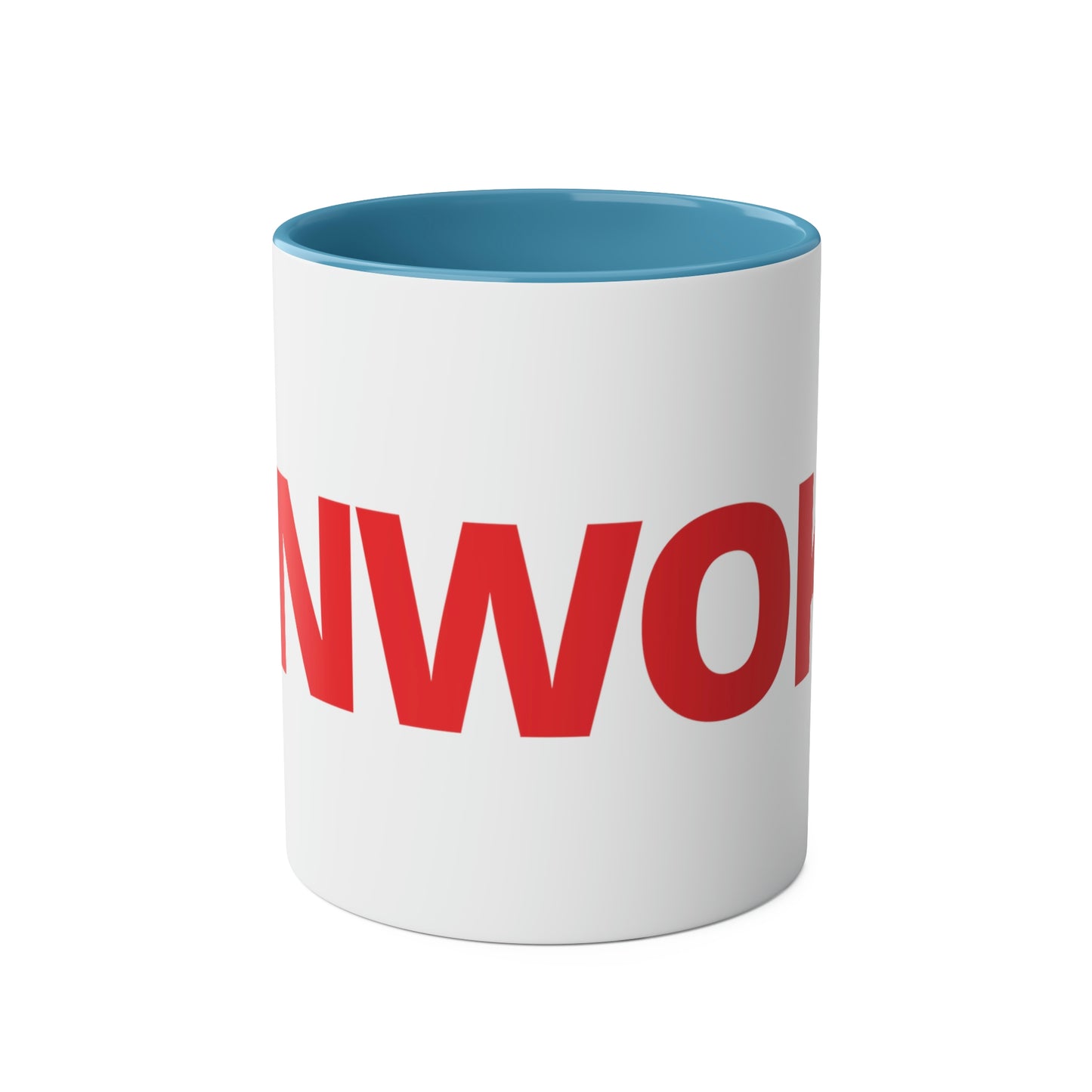 UNWOKE Red Two-Tone Coffee Mugs, 11oz