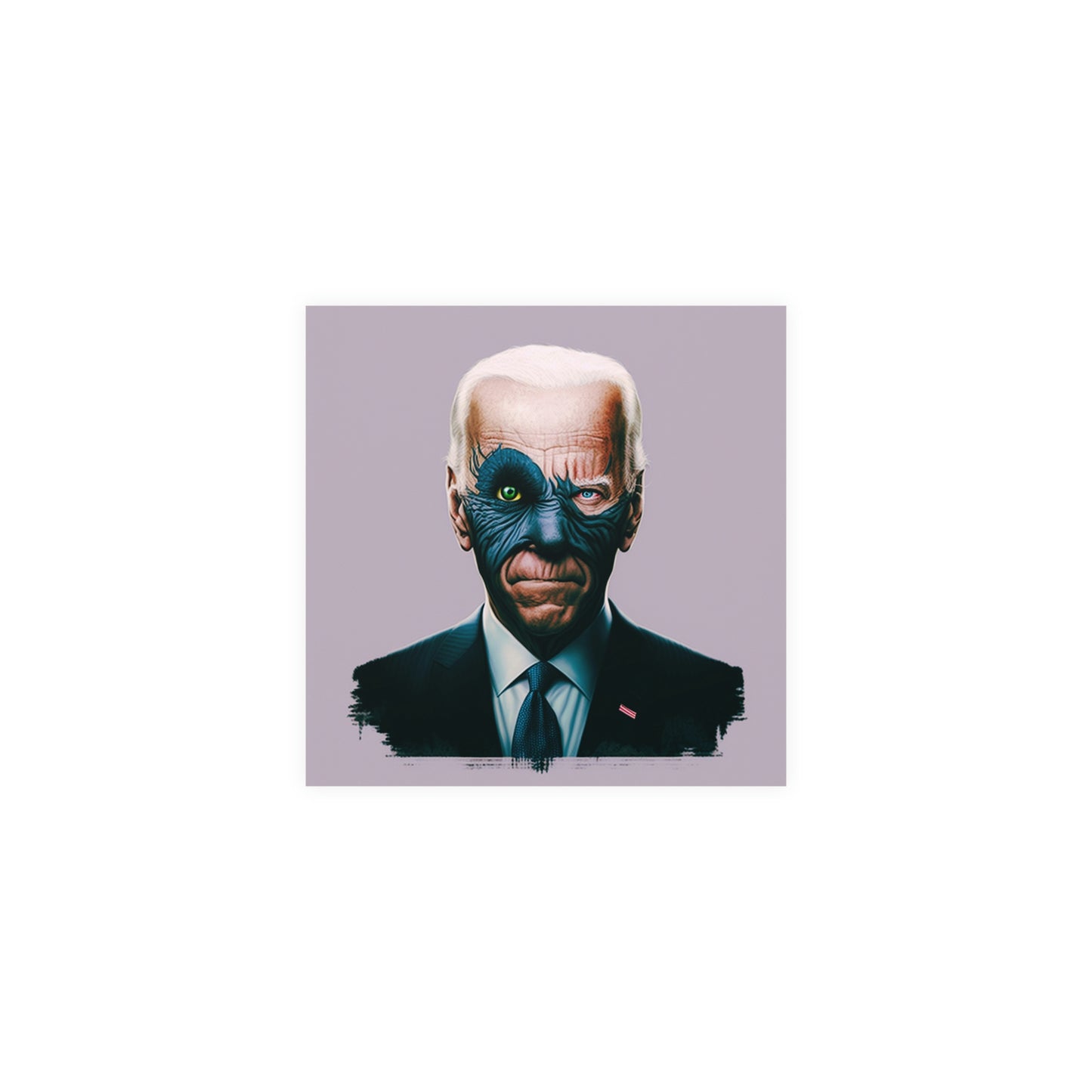 Joe Biden's Presidential Portrait Matte Paper Poster