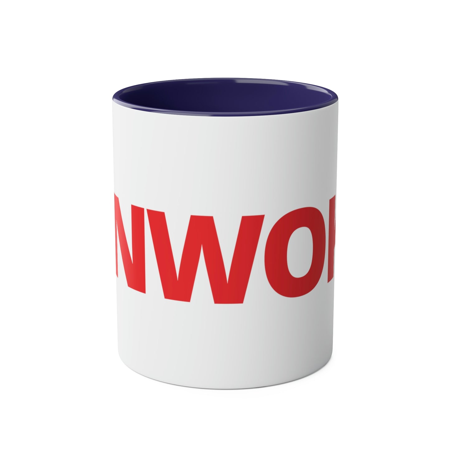 UNWOKE Red Two-Tone Coffee Mugs, 11oz