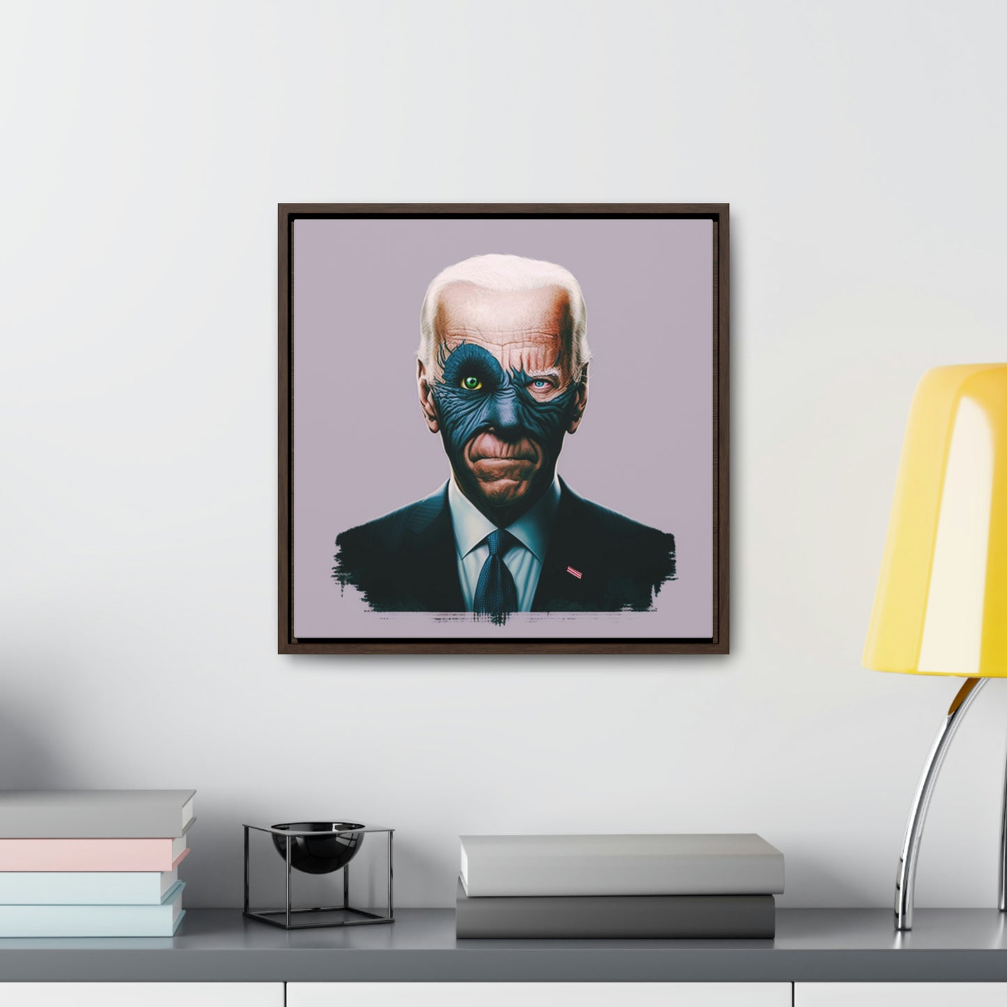 Joe Biden's Presidential Portrait Gallery Canvas Wraps, Square Frame