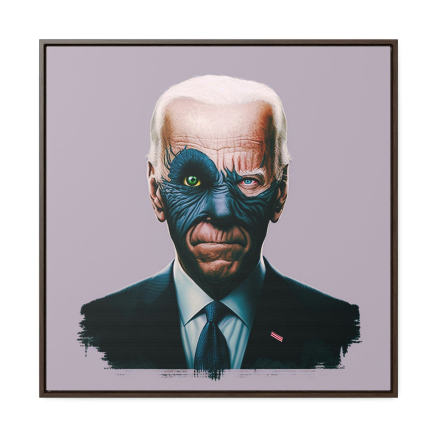 Joe Biden's Presidential Portrait Gallery Canvas Wraps, Square Frame