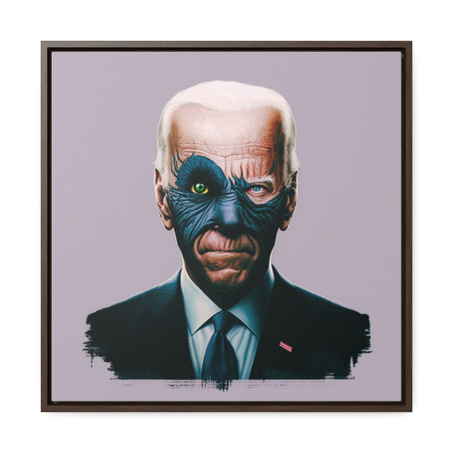 Joe Biden's Presidential Portrait Gallery Canvas Wraps, Square Frame