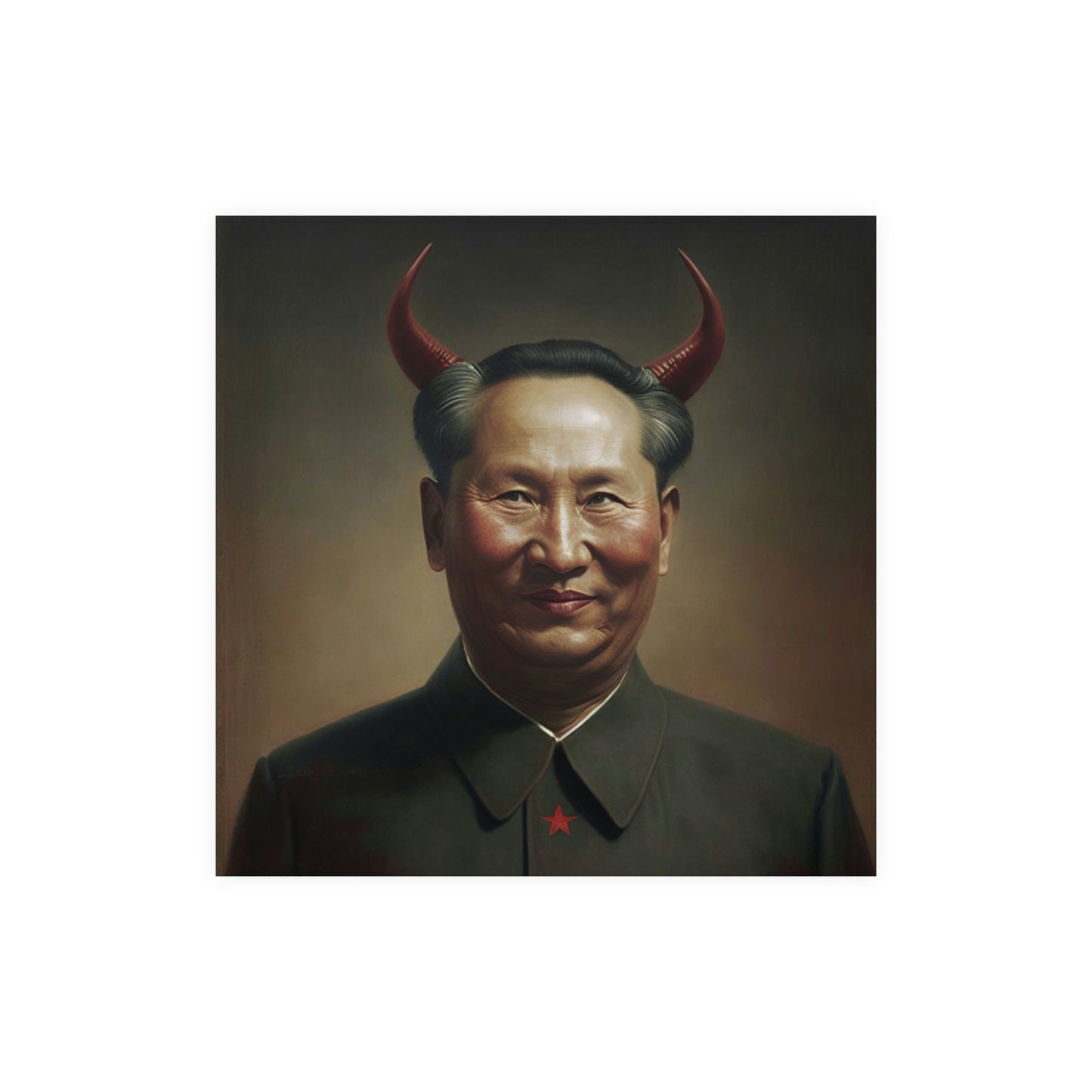 Portrait of The Great Leader Matte Paper Poster