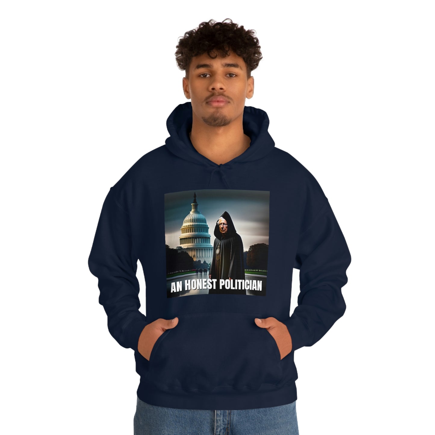 An Honest Politician Unisex Heavy Blend™ Hooded Sweatshirt