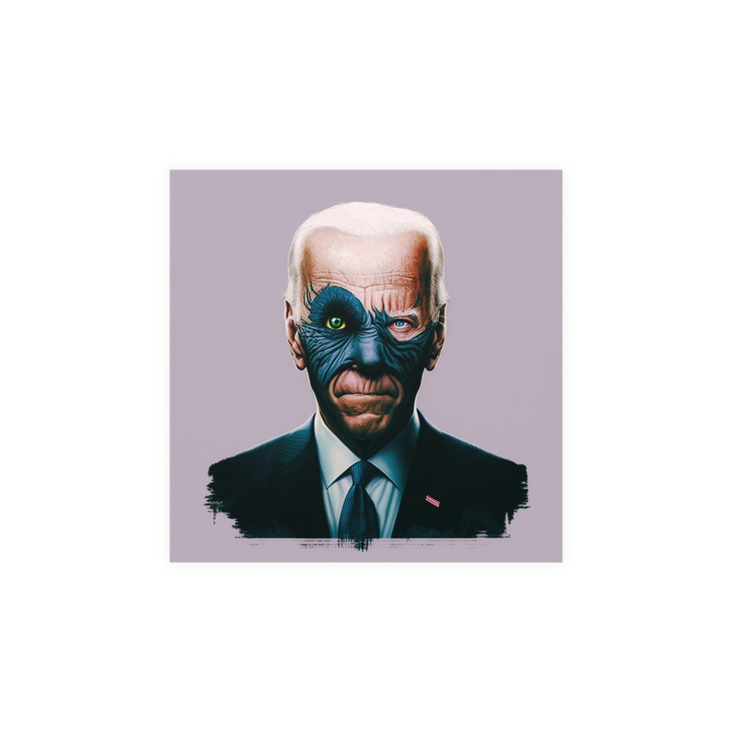 Joe Biden's Presidential Portrait Matte Paper Poster