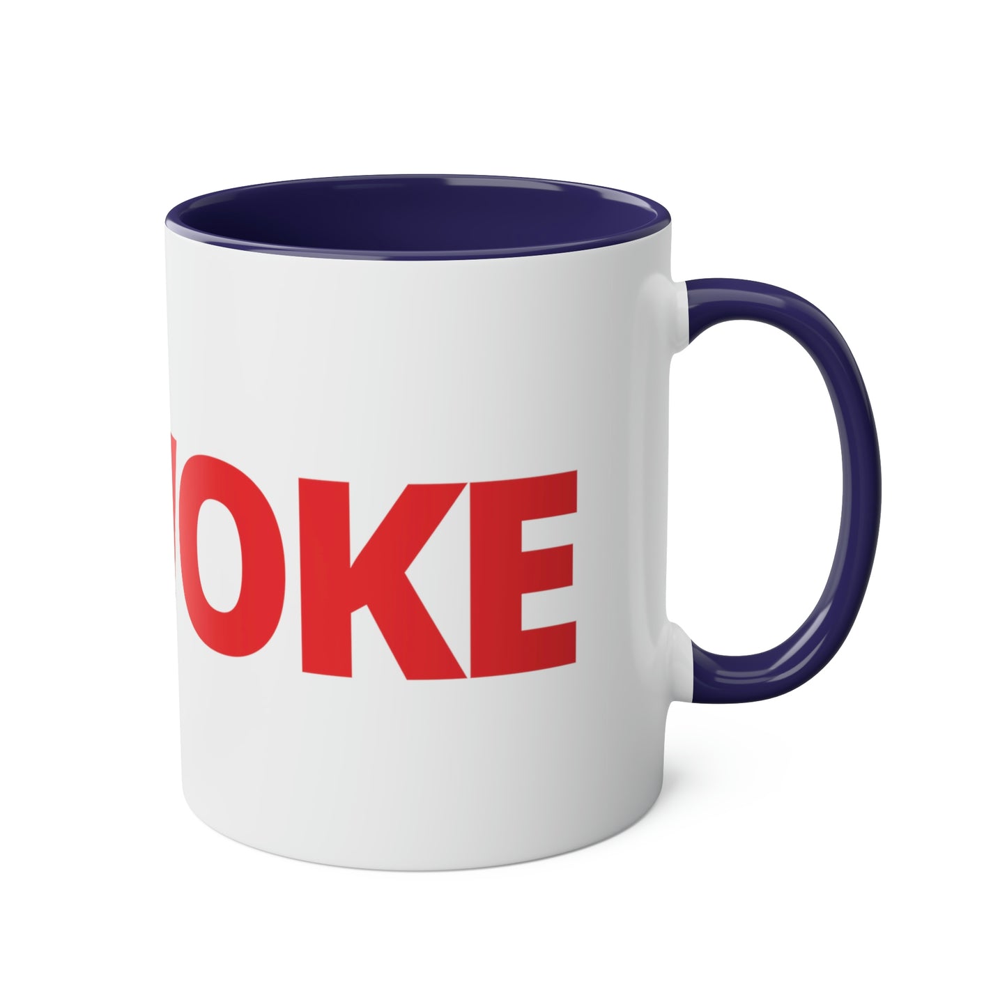 UNWOKE Red Two-Tone Coffee Mugs, 11oz