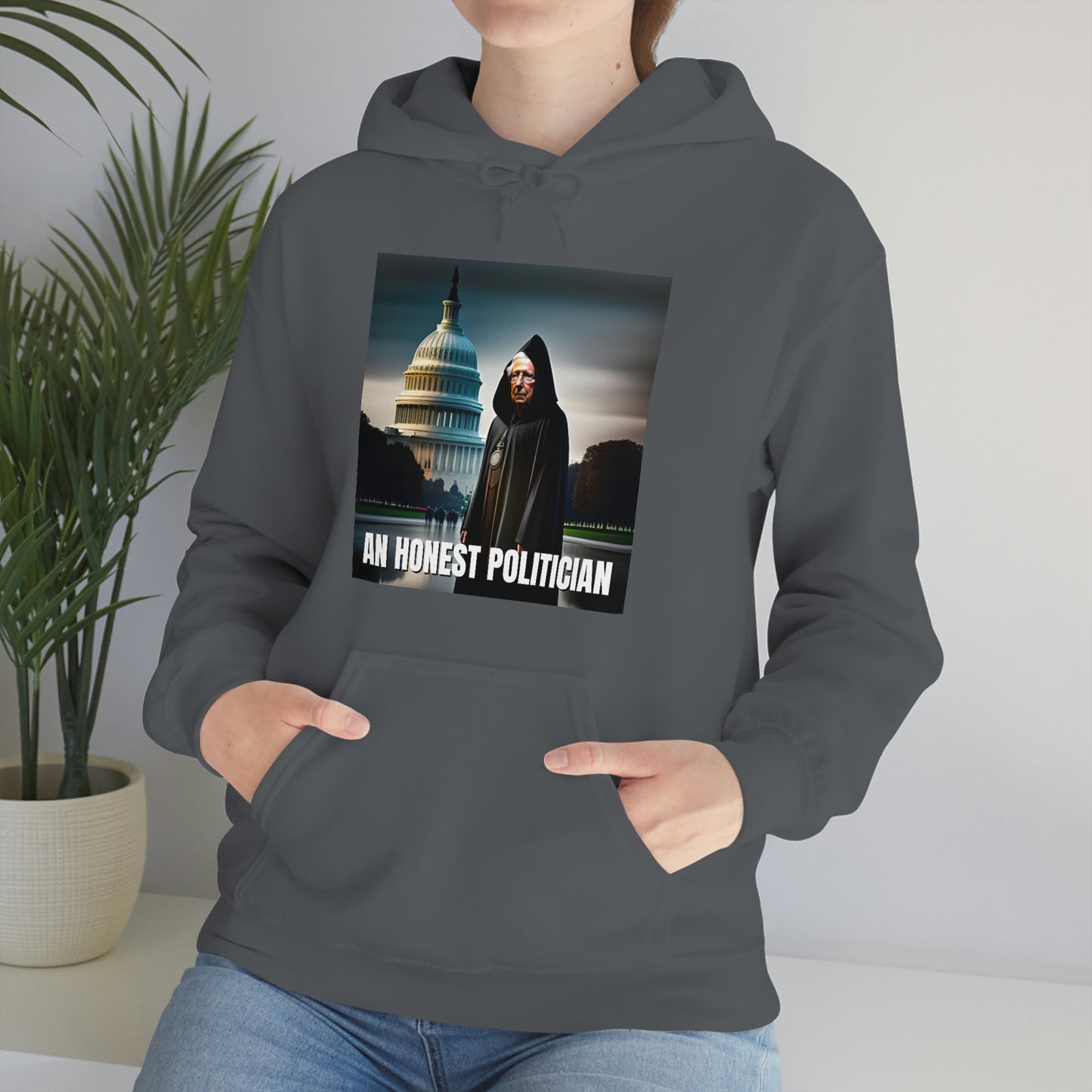 An Honest Politician Unisex Heavy Blend™ Hooded Sweatshirt