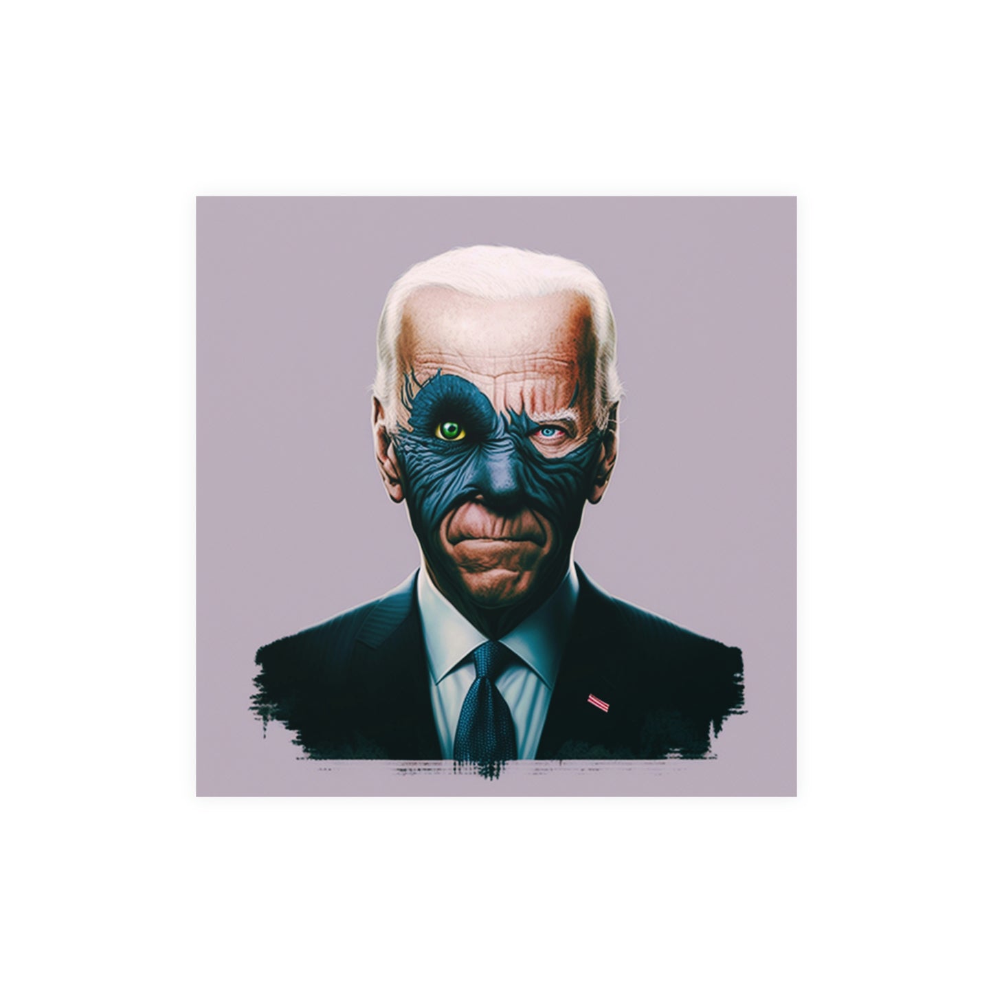 Joe Biden's Presidential Portrait Matte Paper Poster
