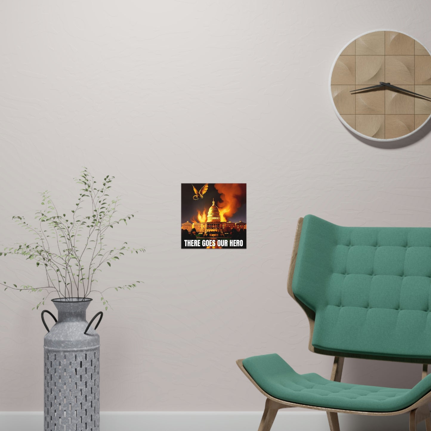There Goes Our Hero Matte Paper Poster
