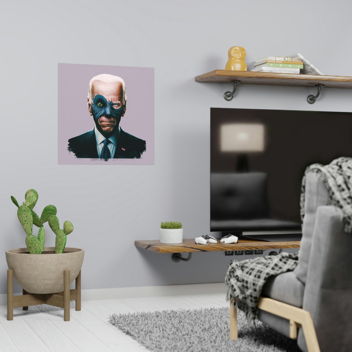 Joe Biden's Presidential Portrait Matte Paper Poster