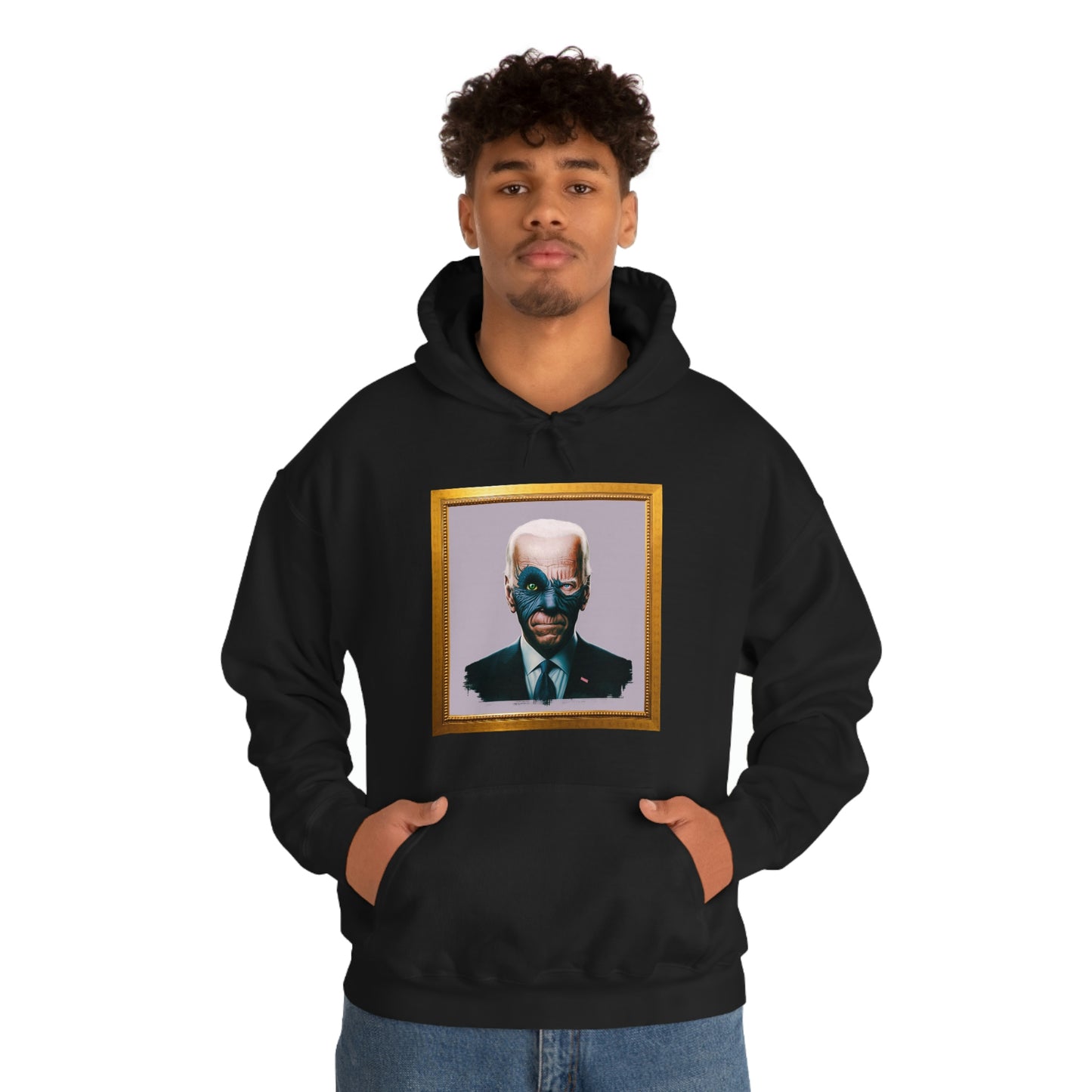 Joe Biden's Presidential Portrait Unisex Heavy Blend™ Hooded Sweatshirt