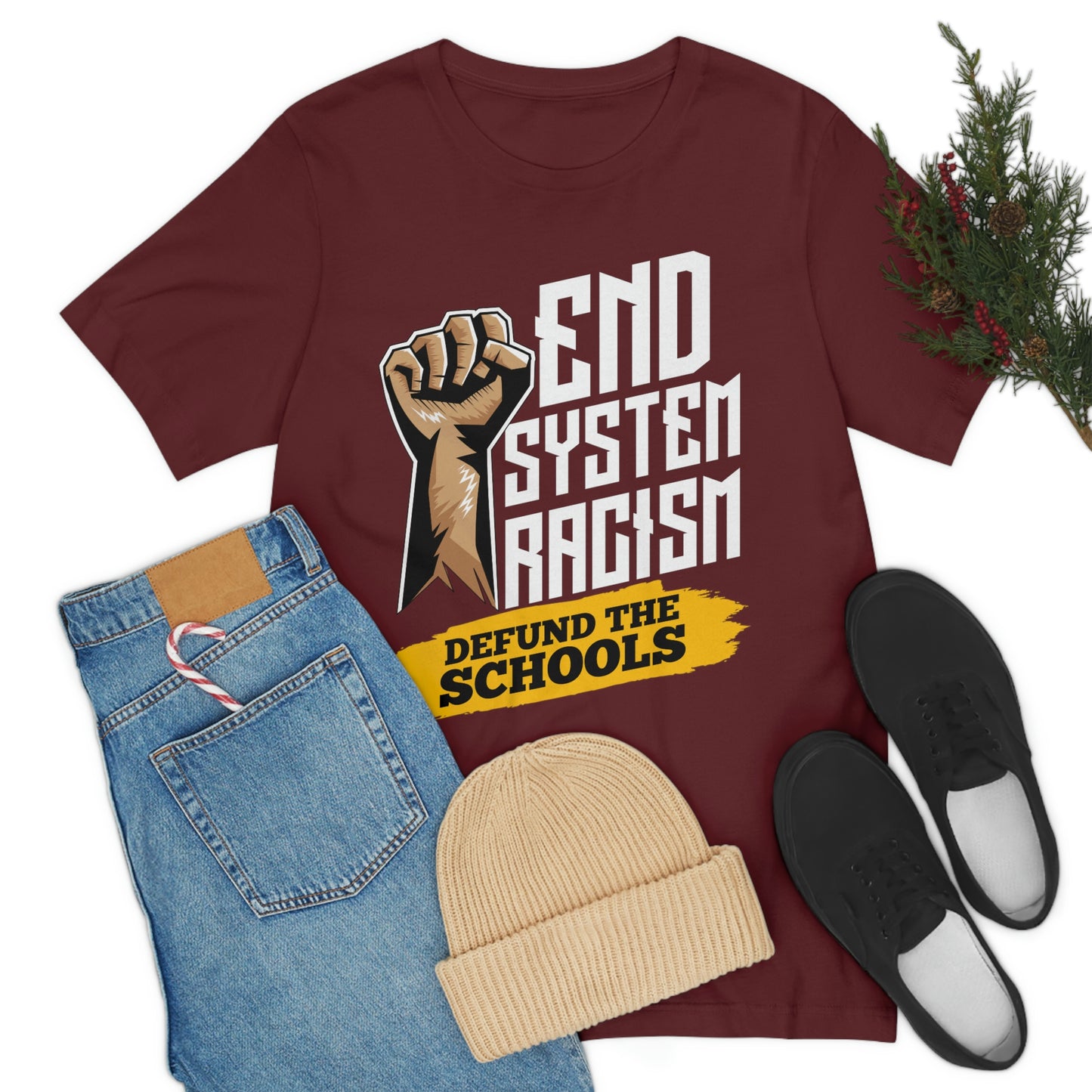 End Systemic Racism Unisex Jersey Short Sleeve Tee