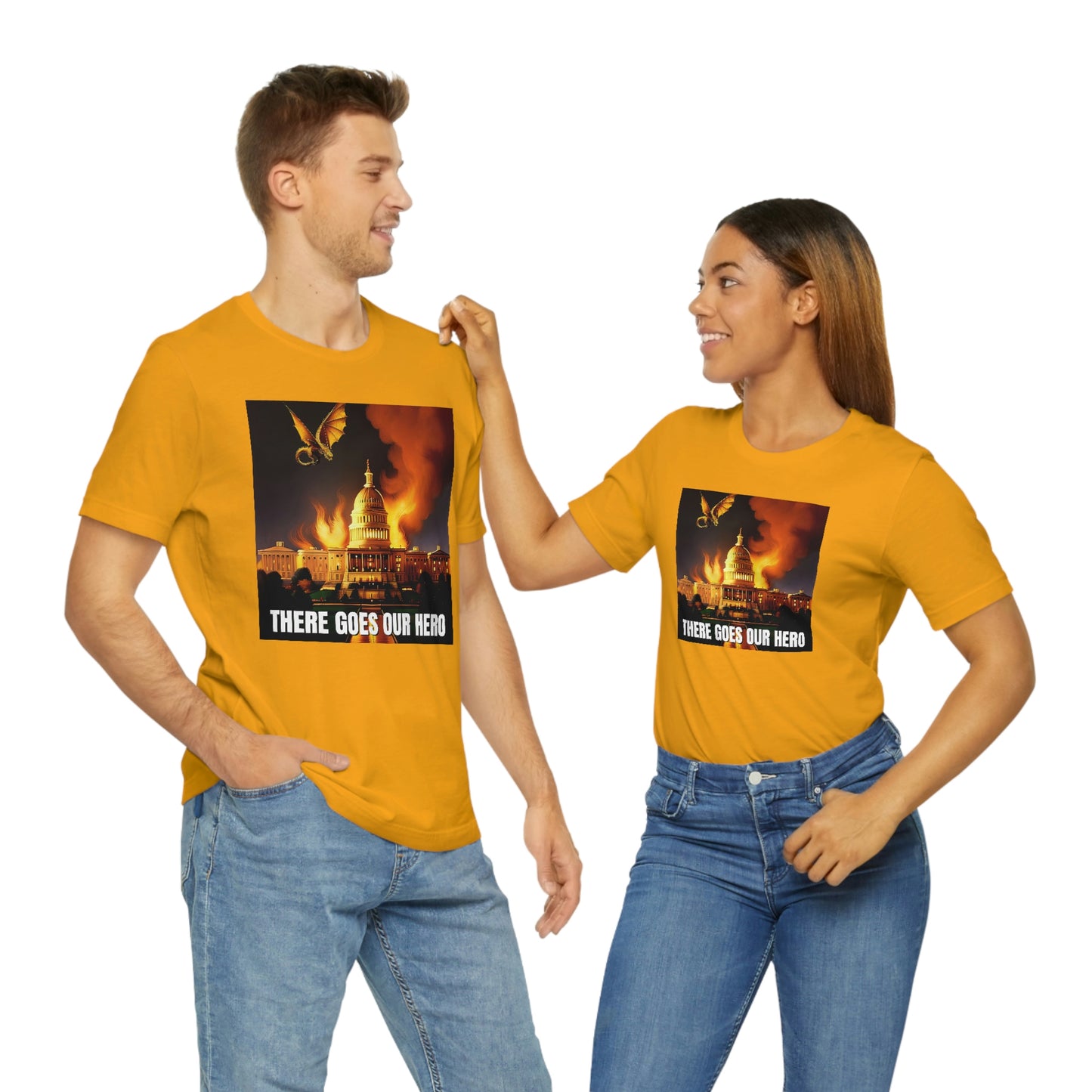 There Goes Our Hero Unisex Jersey Short Sleeve Tee