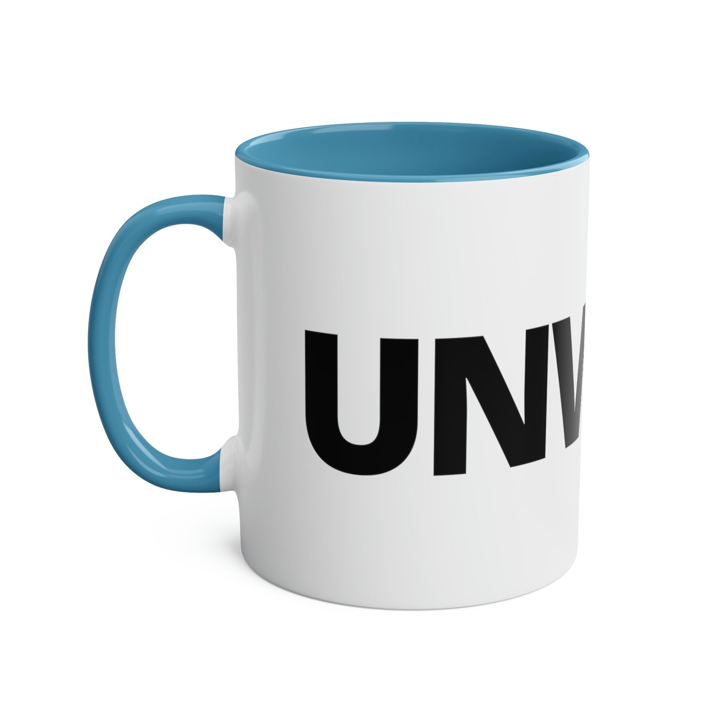 UNWOKE Black Two-Tone Coffee Mugs, 11oz