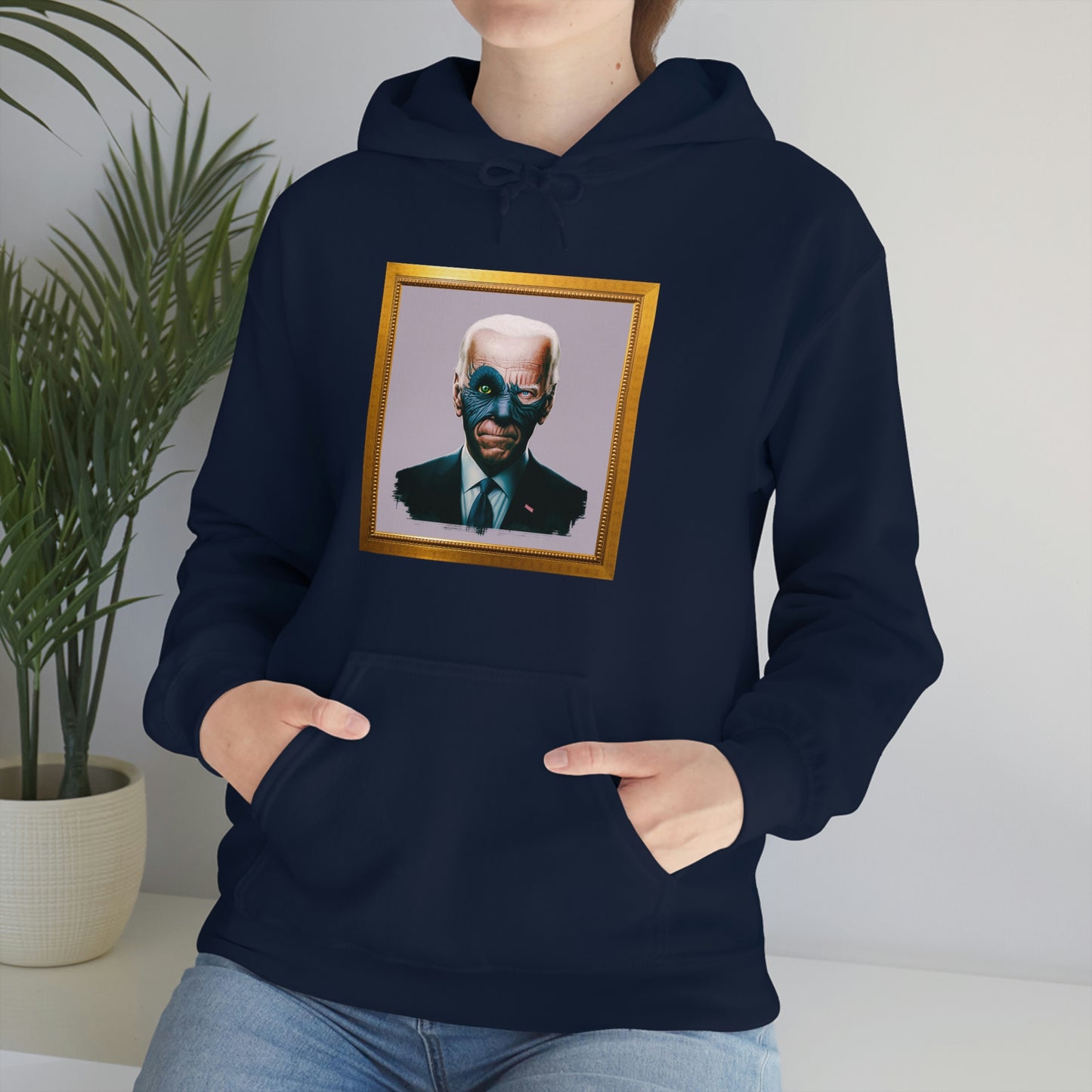 Joe Biden's Presidential Portrait Unisex Heavy Blend™ Hooded Sweatshirt