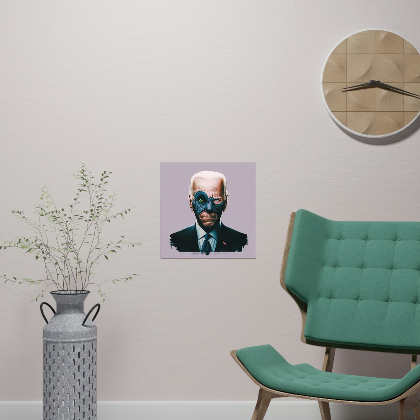 Joe Biden's Presidential Portrait Matte Paper Poster