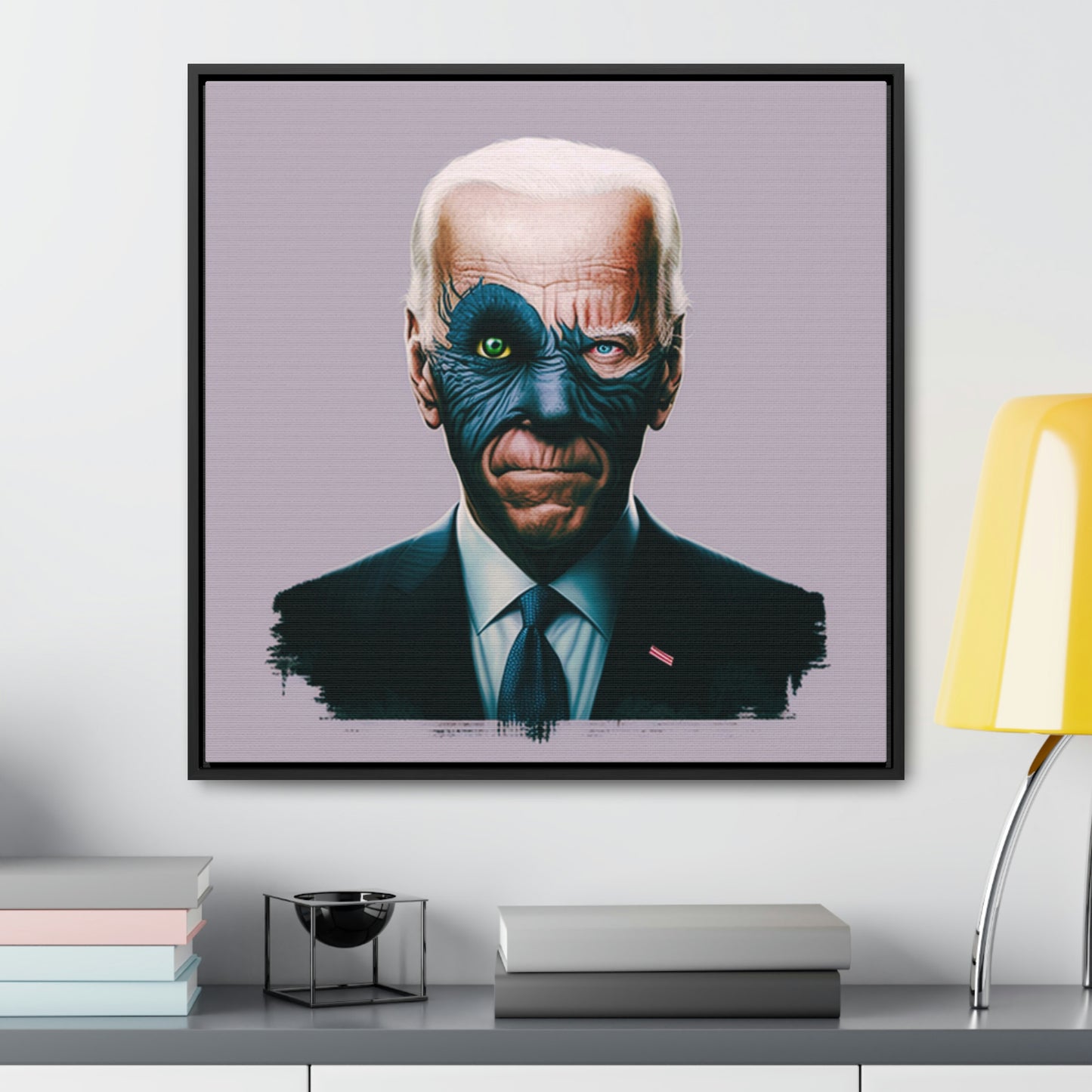 Joe Biden's Presidential Portrait Gallery Canvas Wraps, Square Frame