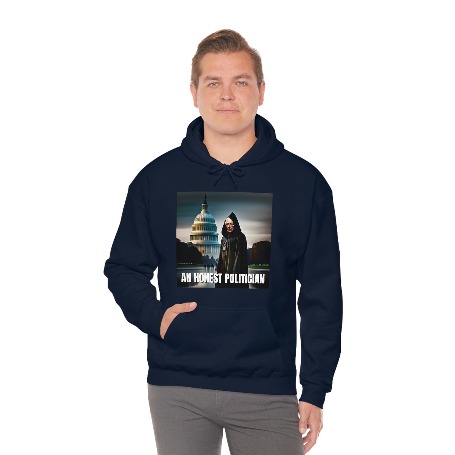 An Honest Politician Unisex Heavy Blend™ Hooded Sweatshirt