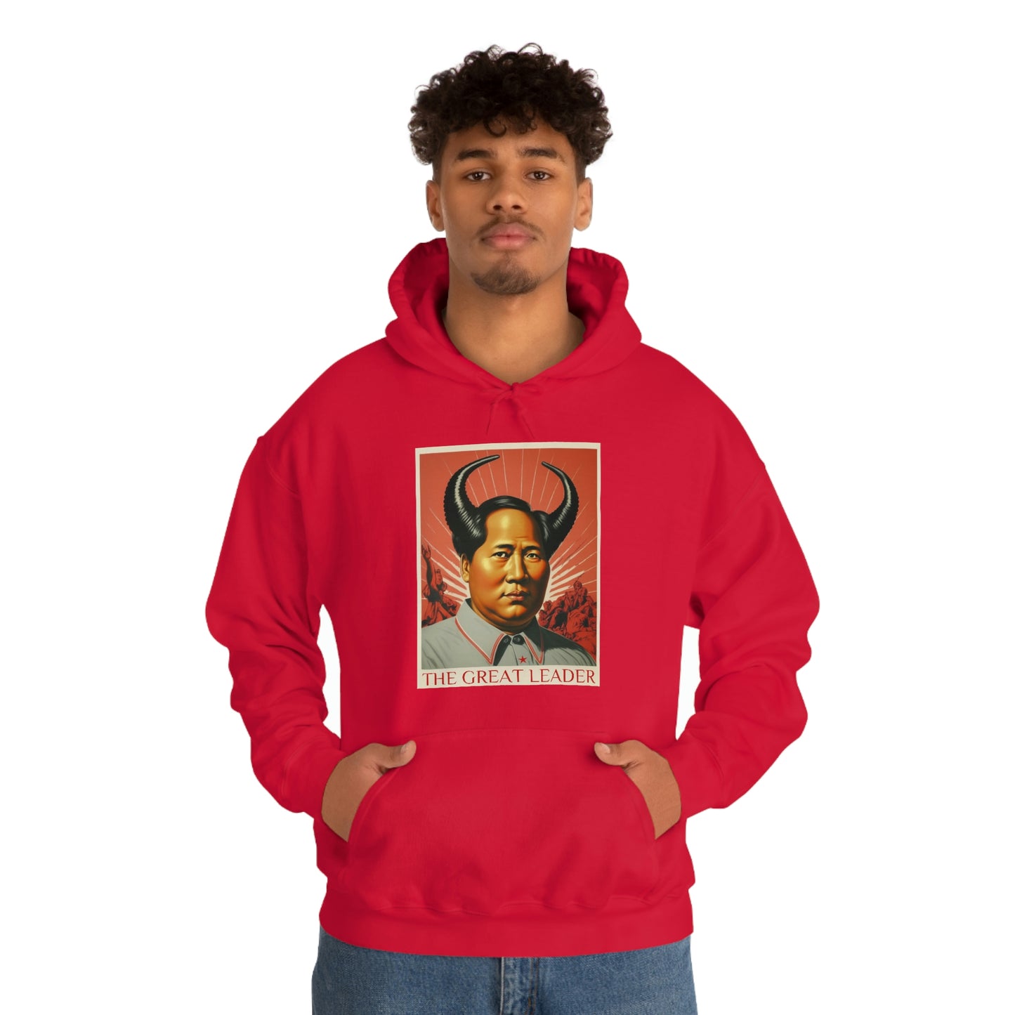 The Great Leader Unisex Heavy Blend™ Hooded Sweatshirt