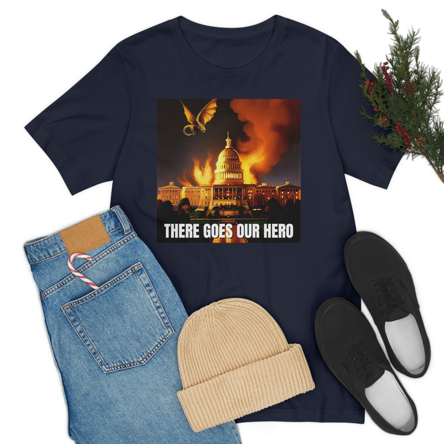 There Goes Our Hero Unisex Jersey Short Sleeve Tee