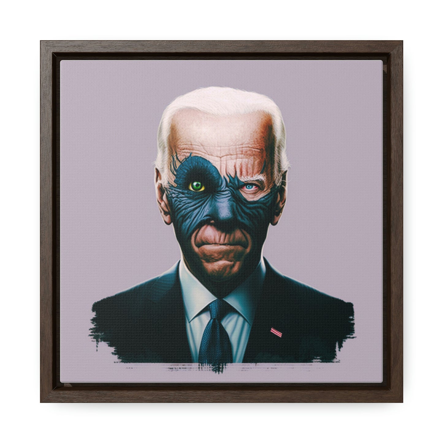 Joe Biden's Presidential Portrait Gallery Canvas Wraps, Square Frame