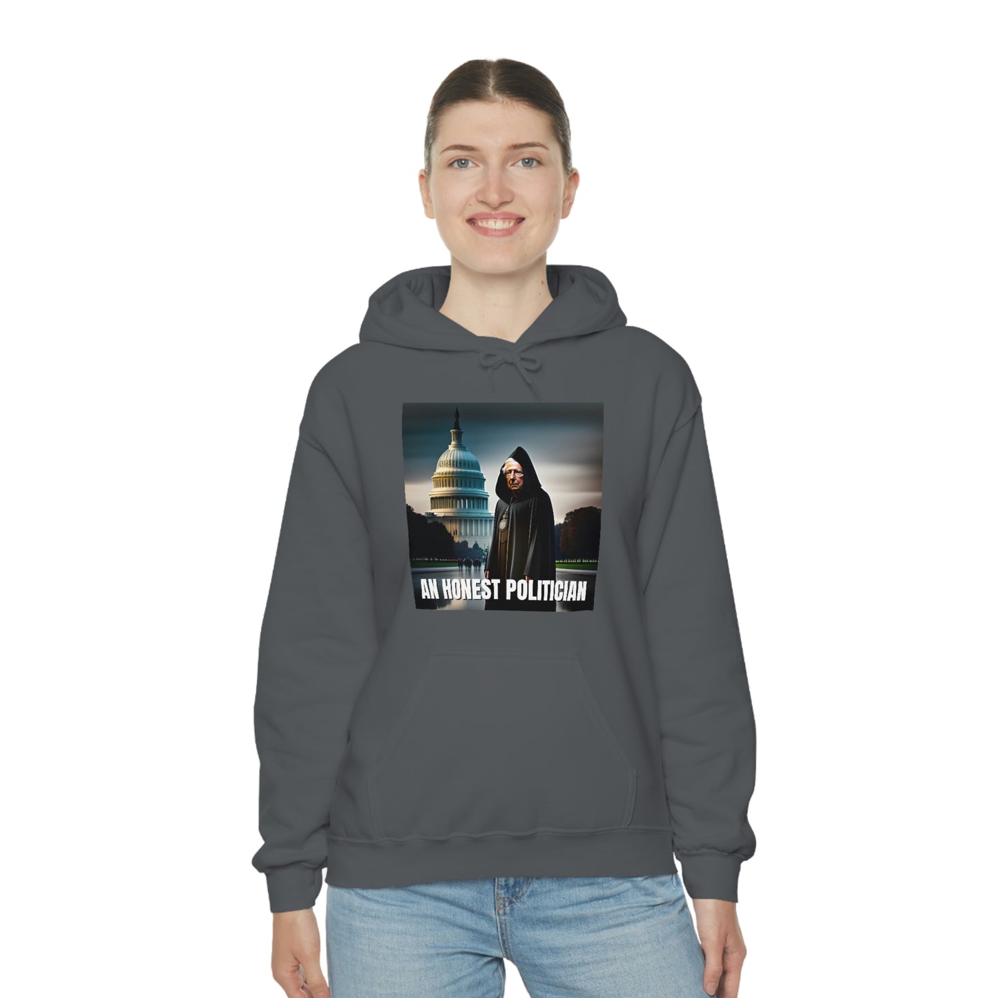 An Honest Politician Unisex Heavy Blend™ Hooded Sweatshirt