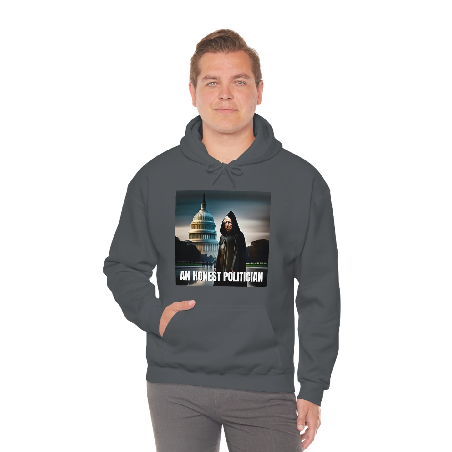 An Honest Politician Unisex Heavy Blend™ Hooded Sweatshirt