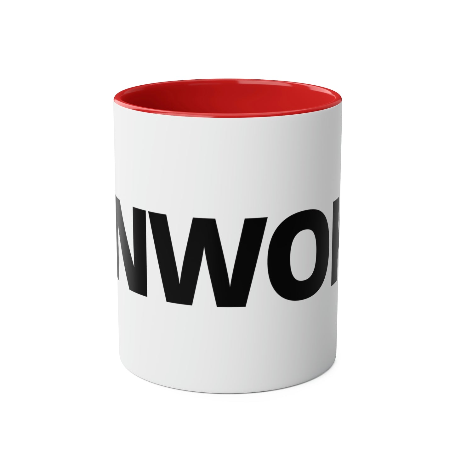 UNWOKE Black Two-Tone Coffee Mugs, 11oz