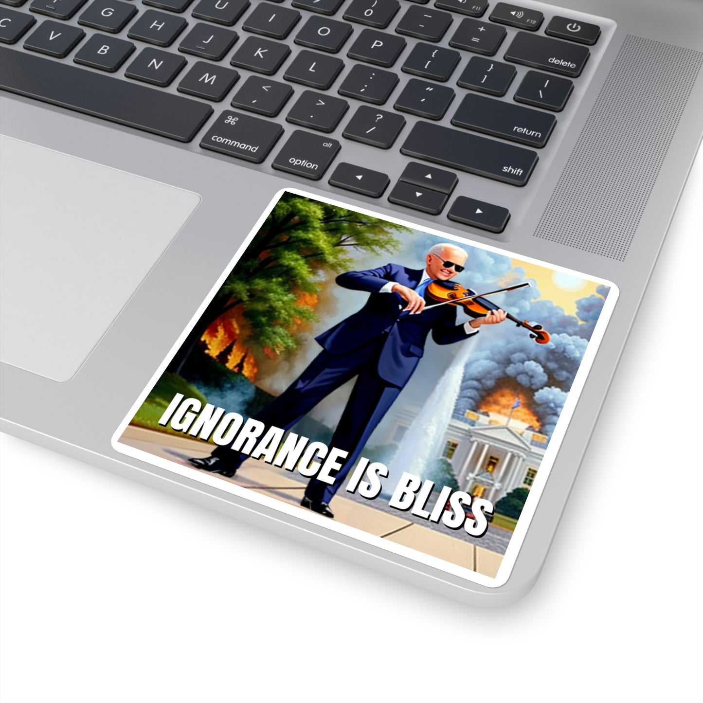 Ignorance Is Bliss Biden Stickers
