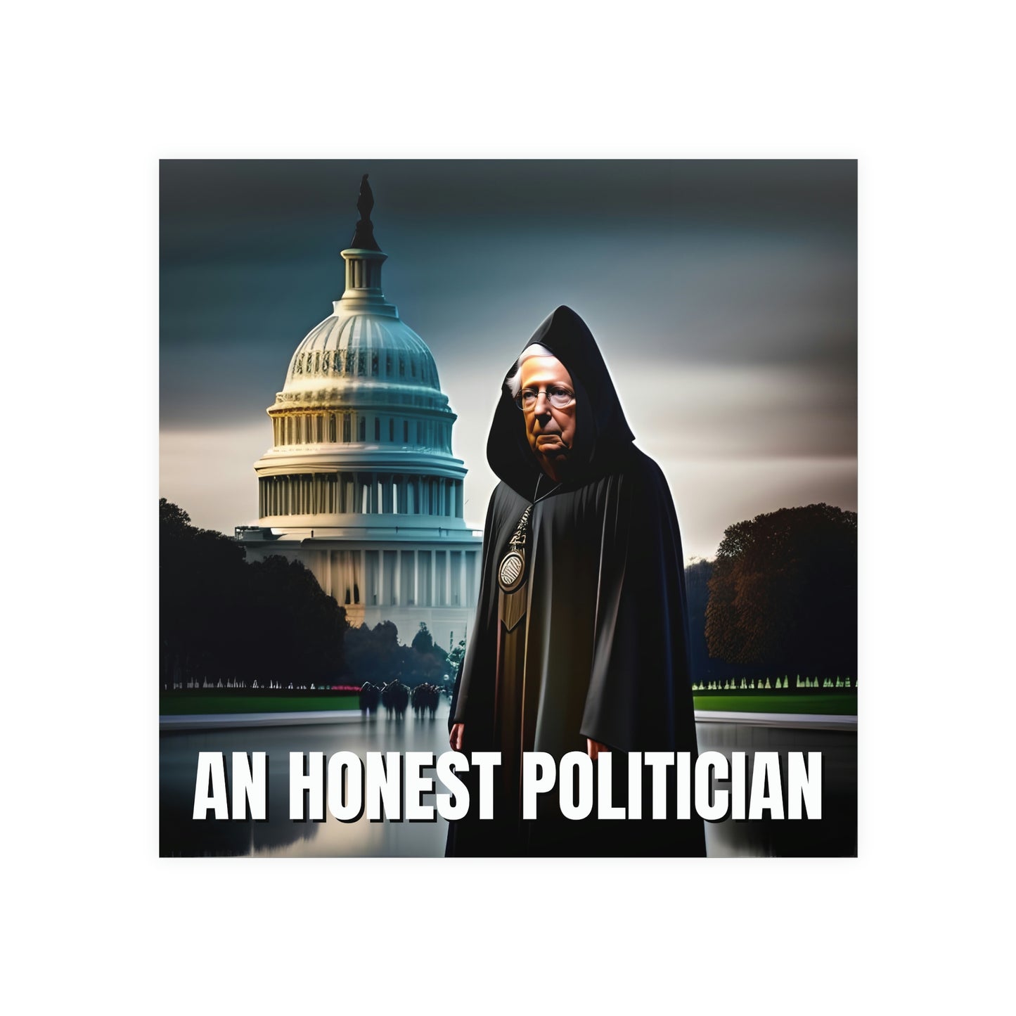 An Honest Politician Matte Paper Poster