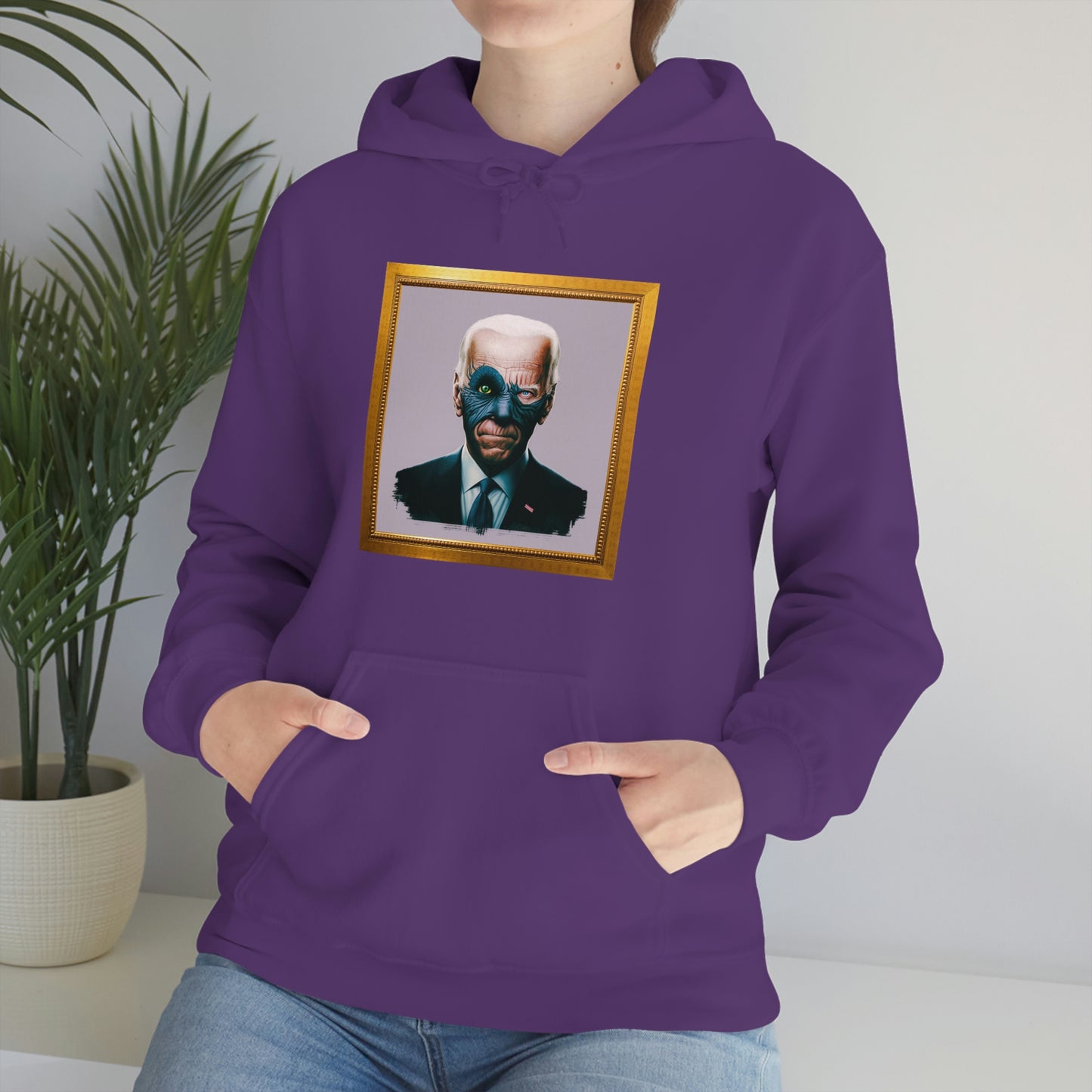 Joe Biden's Presidential Portrait Unisex Heavy Blend™ Hooded Sweatshirt