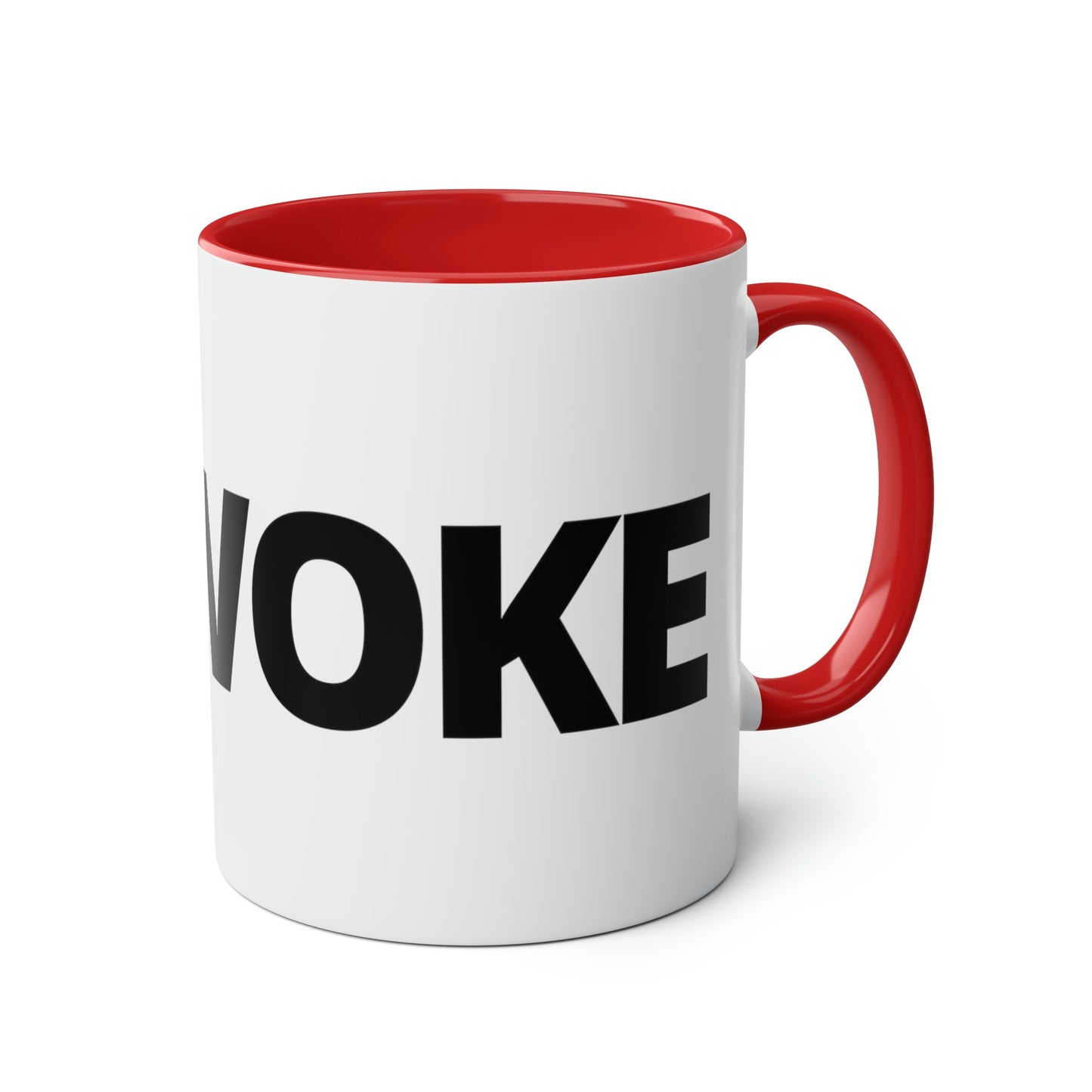 UNWOKE Black Two-Tone Coffee Mugs, 11oz