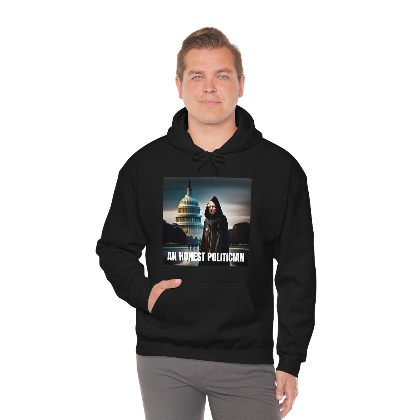 An Honest Politician Unisex Heavy Blend™ Hooded Sweatshirt