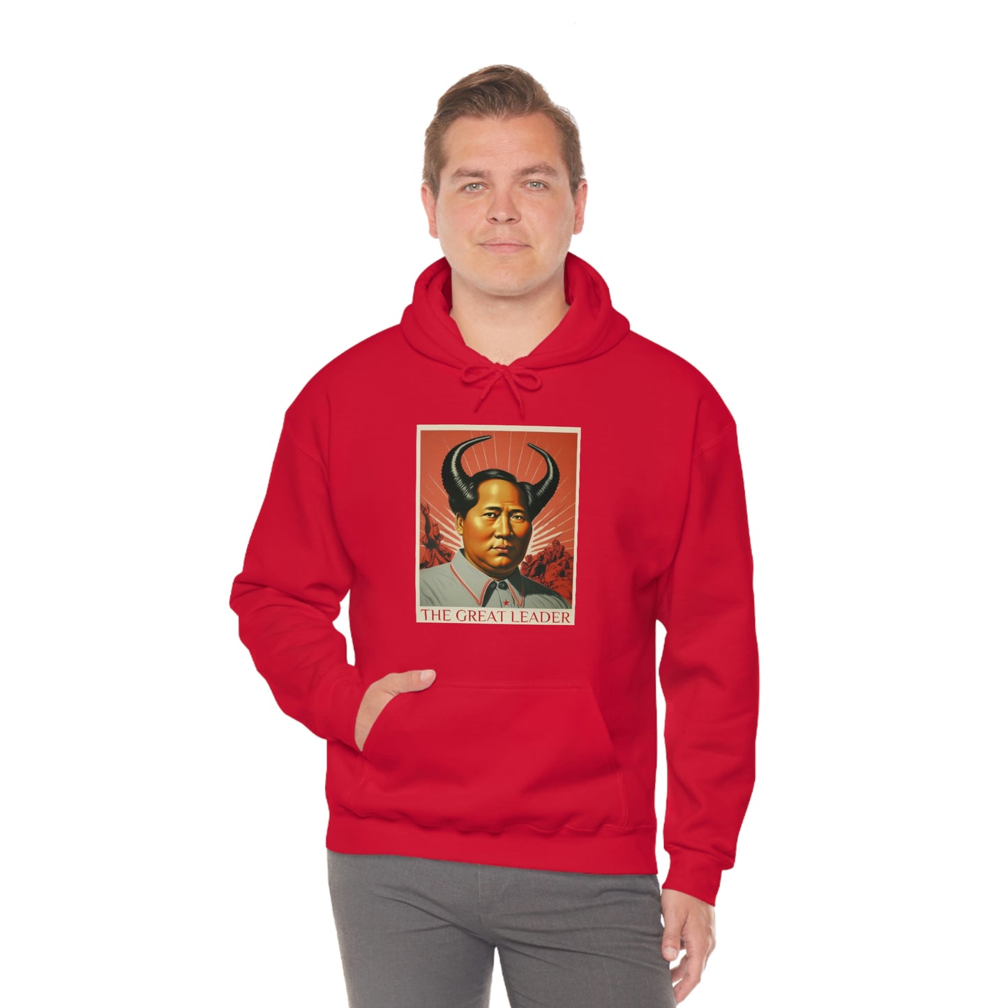 The Great Leader Unisex Heavy Blend™ Hooded Sweatshirt