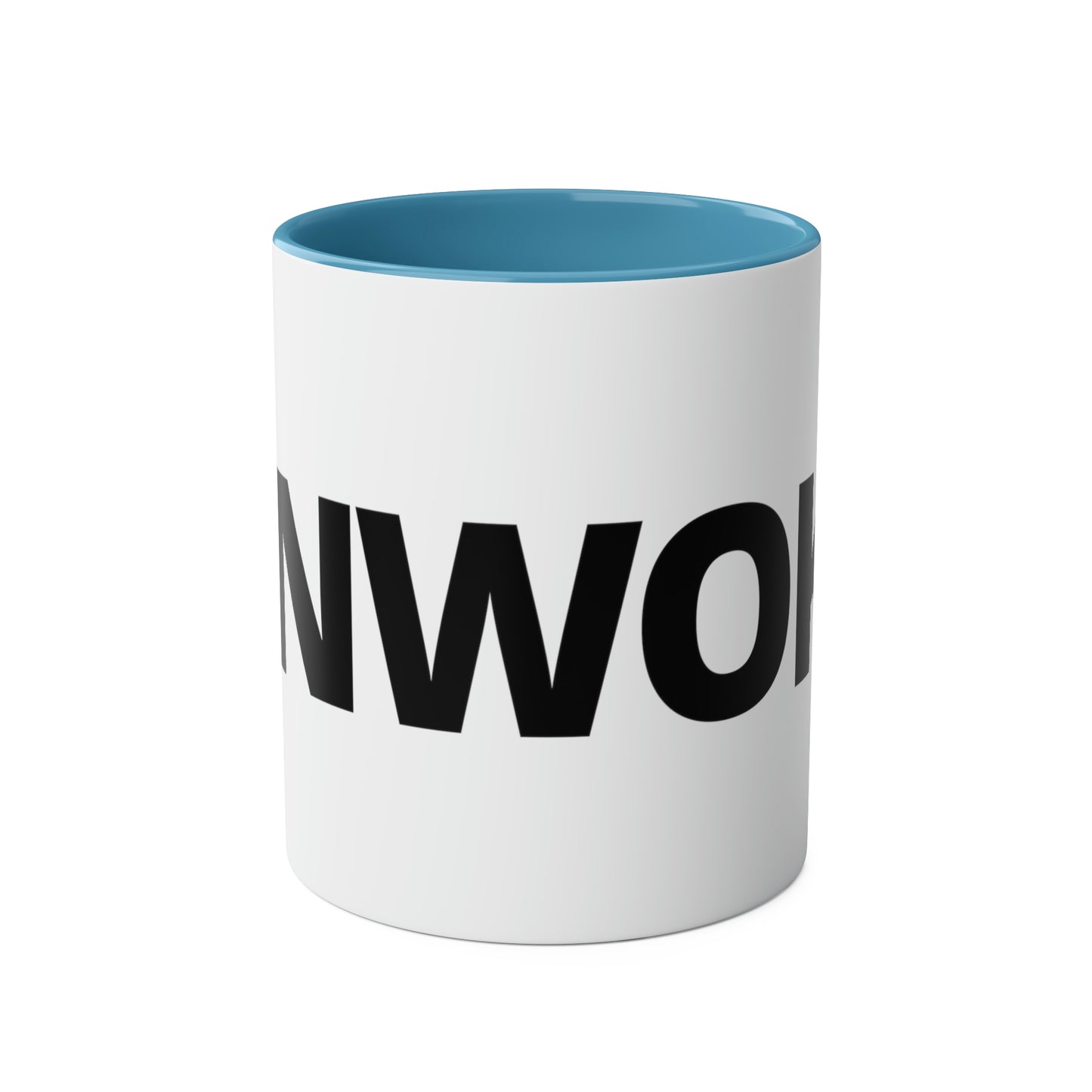 UNWOKE Black Two-Tone Coffee Mugs, 11oz