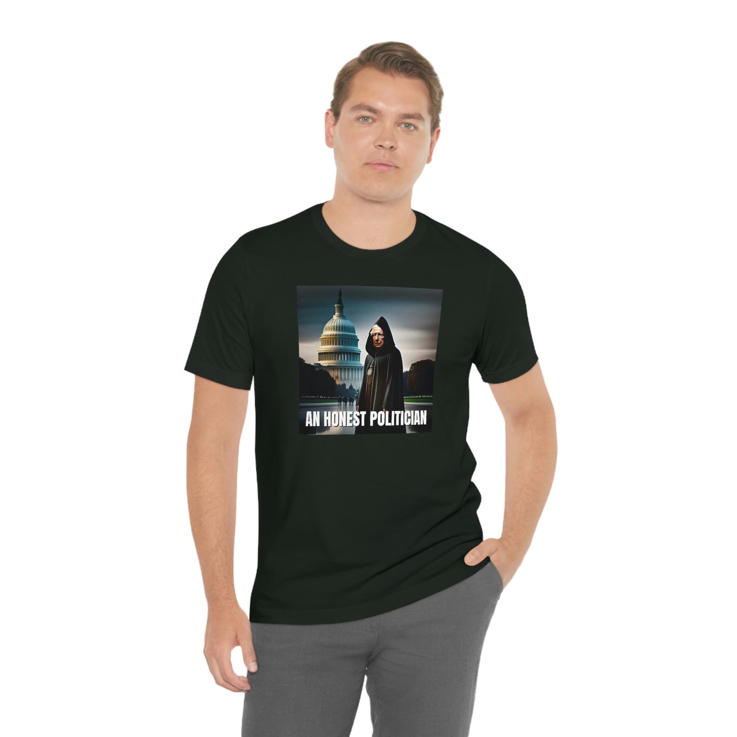 An Honest Politician Unisex Jersey Short Sleeve Tee