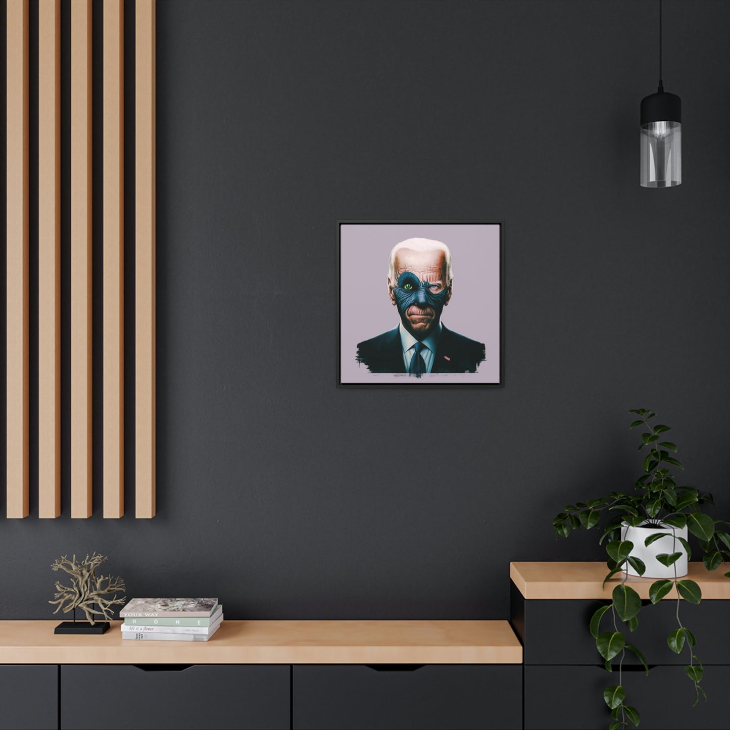 Joe Biden's Presidential Portrait Gallery Canvas Wraps, Square Frame