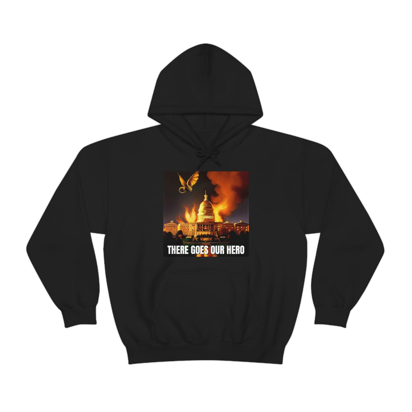 There Goes Our Hero Unisex Heavy Blend™ Hooded Sweatshirt