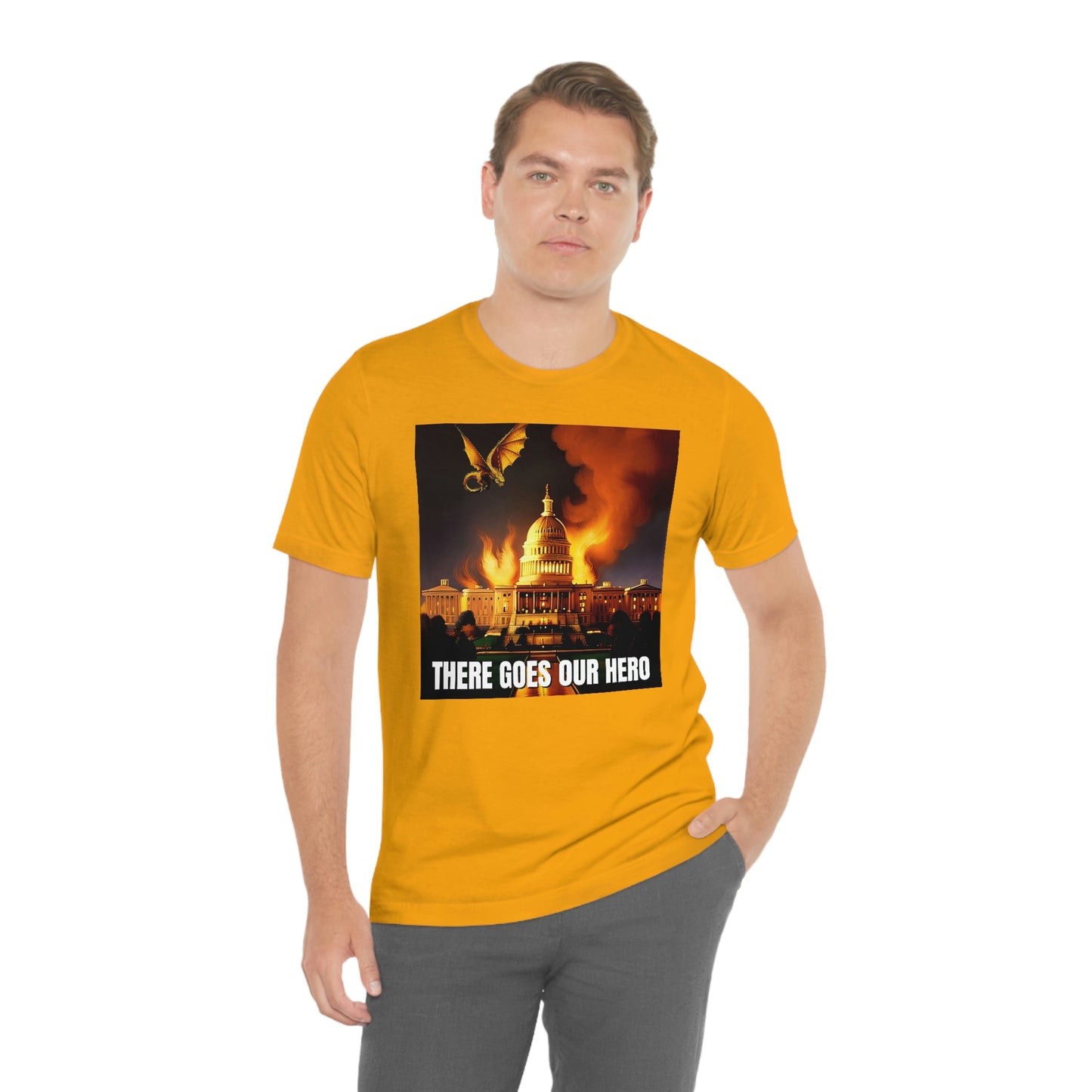 There Goes Our Hero Unisex Jersey Short Sleeve Tee