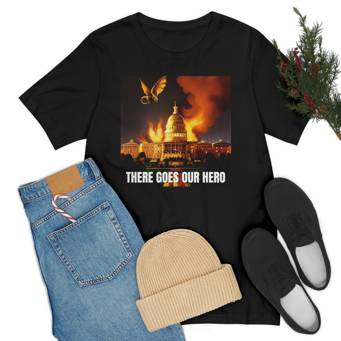 There Goes Our Hero Unisex Jersey Short Sleeve Tee