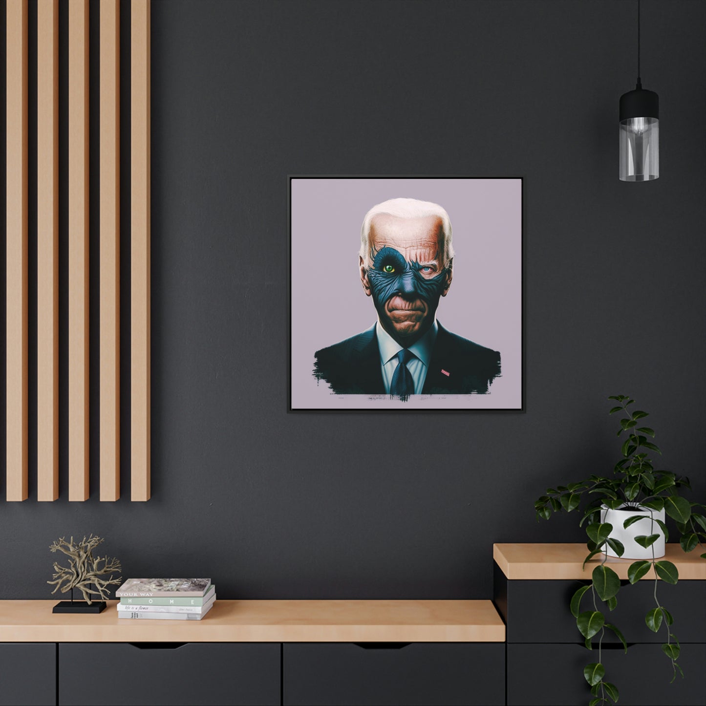 Joe Biden's Presidential Portrait Gallery Canvas Wraps, Square Frame