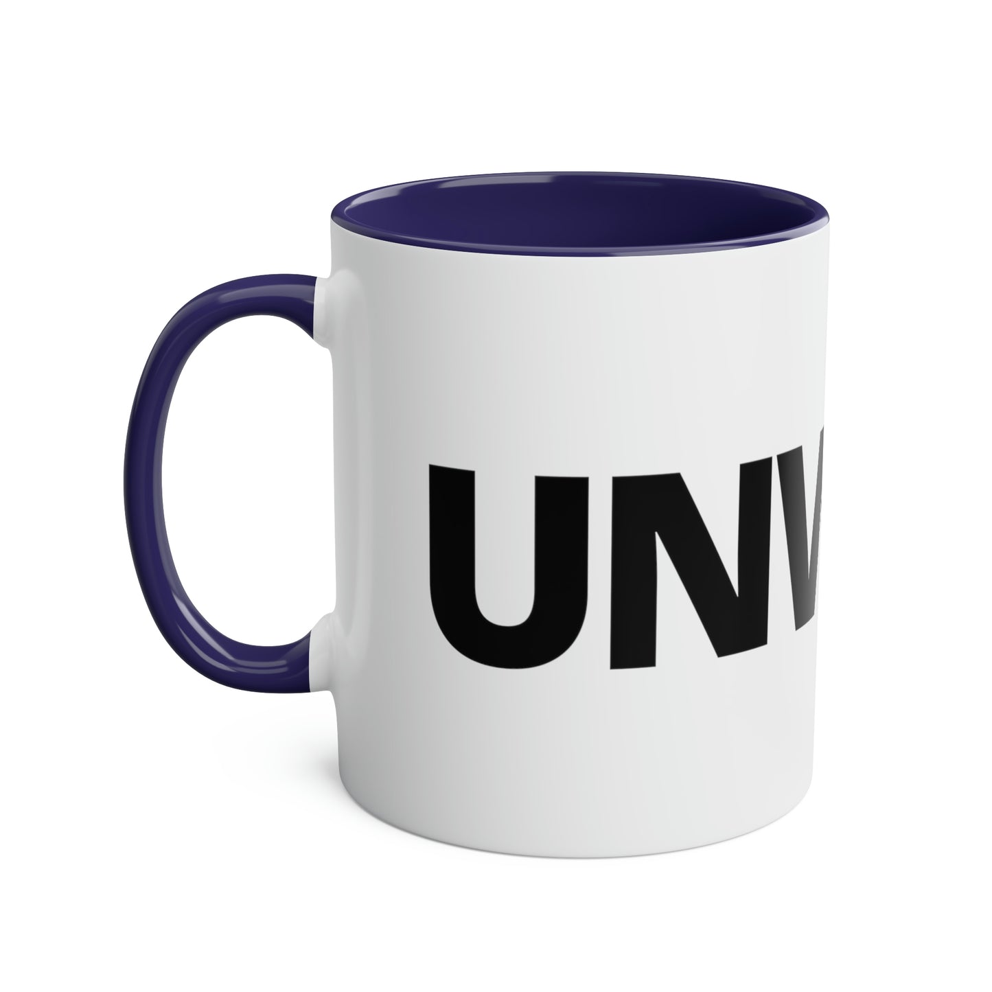 UNWOKE Black Two-Tone Coffee Mugs, 11oz