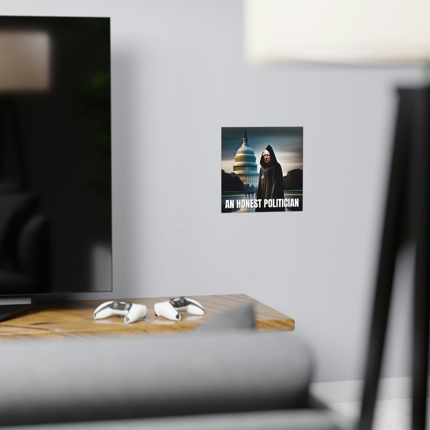 An Honest Politician Matte Paper Poster