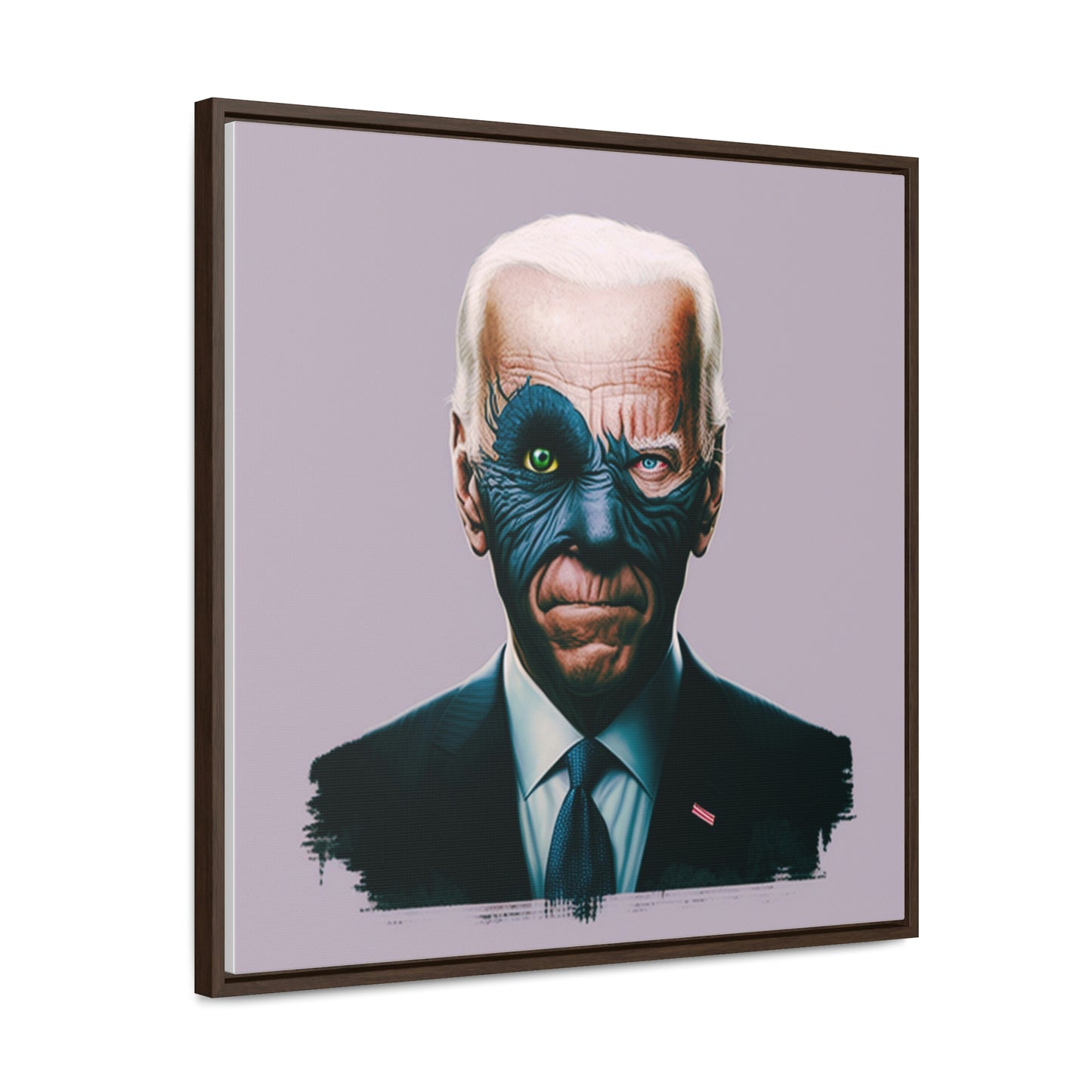 Joe Biden's Presidential Portrait Gallery Canvas Wraps, Square Frame