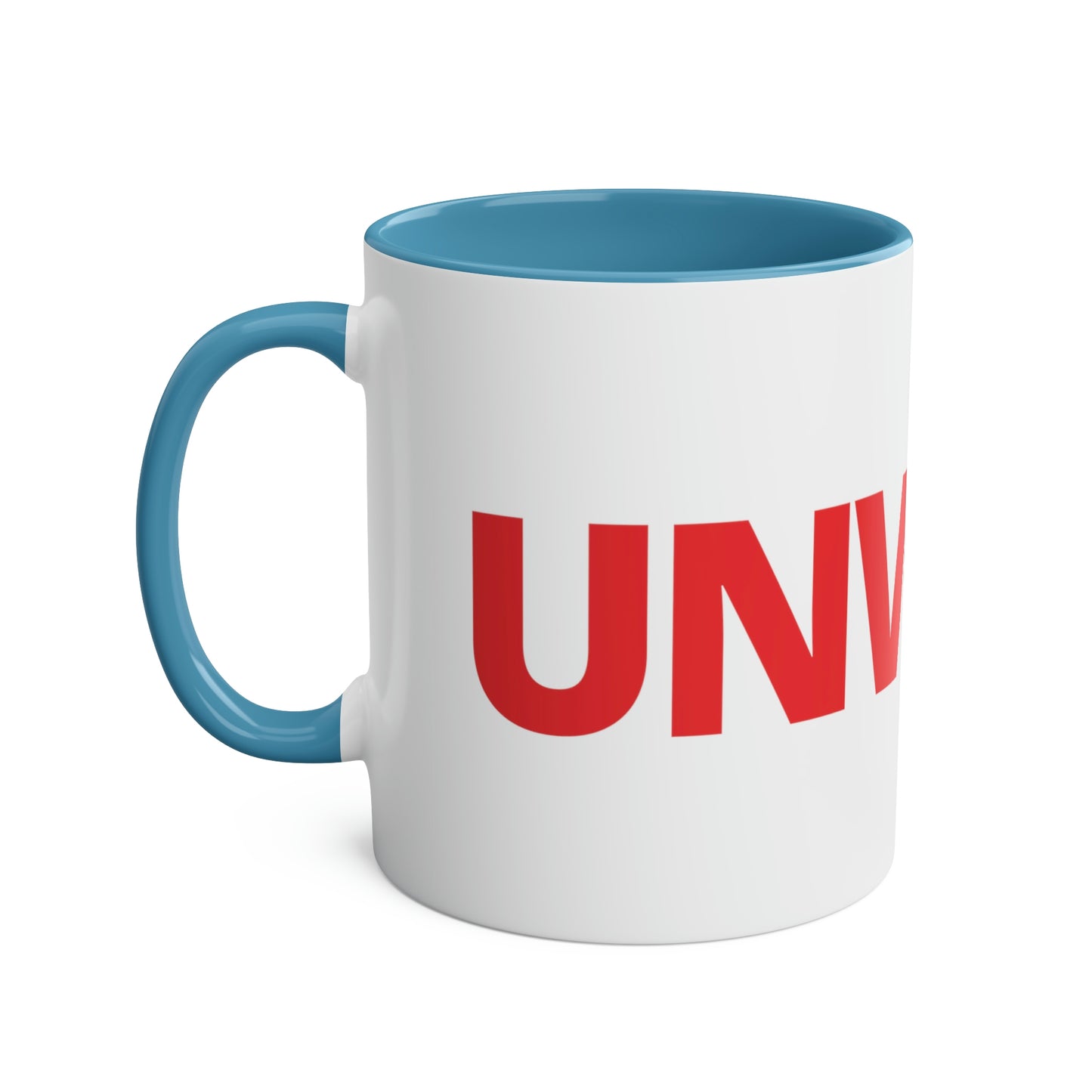 UNWOKE Red Two-Tone Coffee Mugs, 11oz