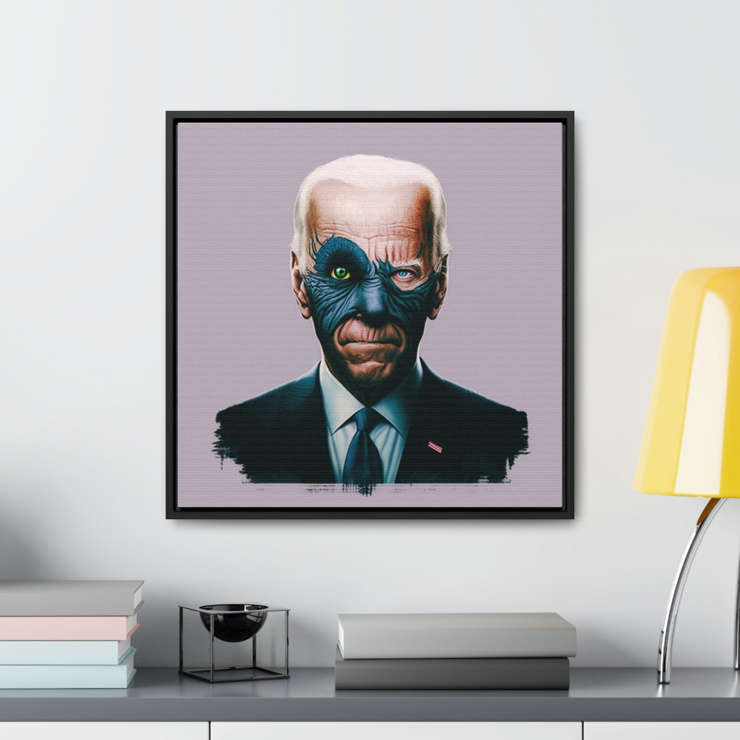 Joe Biden's Presidential Portrait Gallery Canvas Wraps, Square Frame
