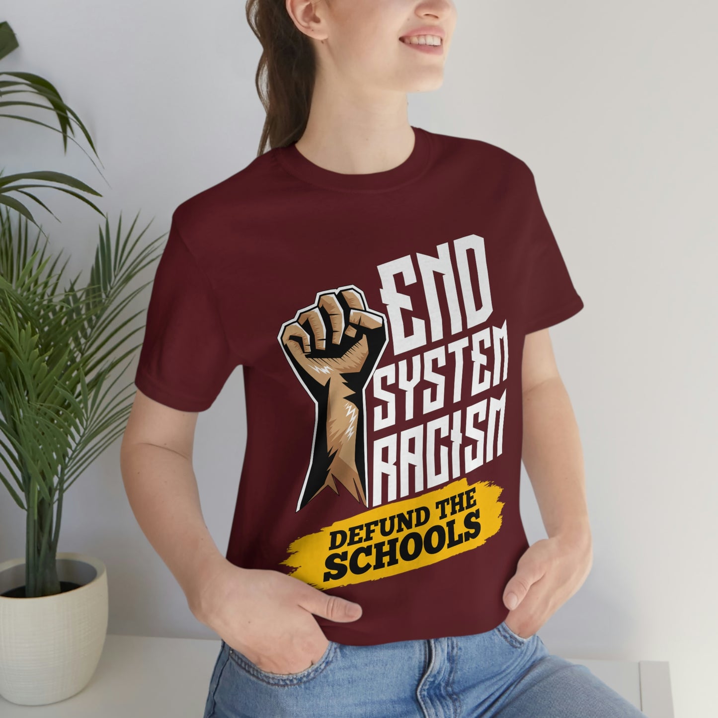 End Systemic Racism Unisex Jersey Short Sleeve Tee