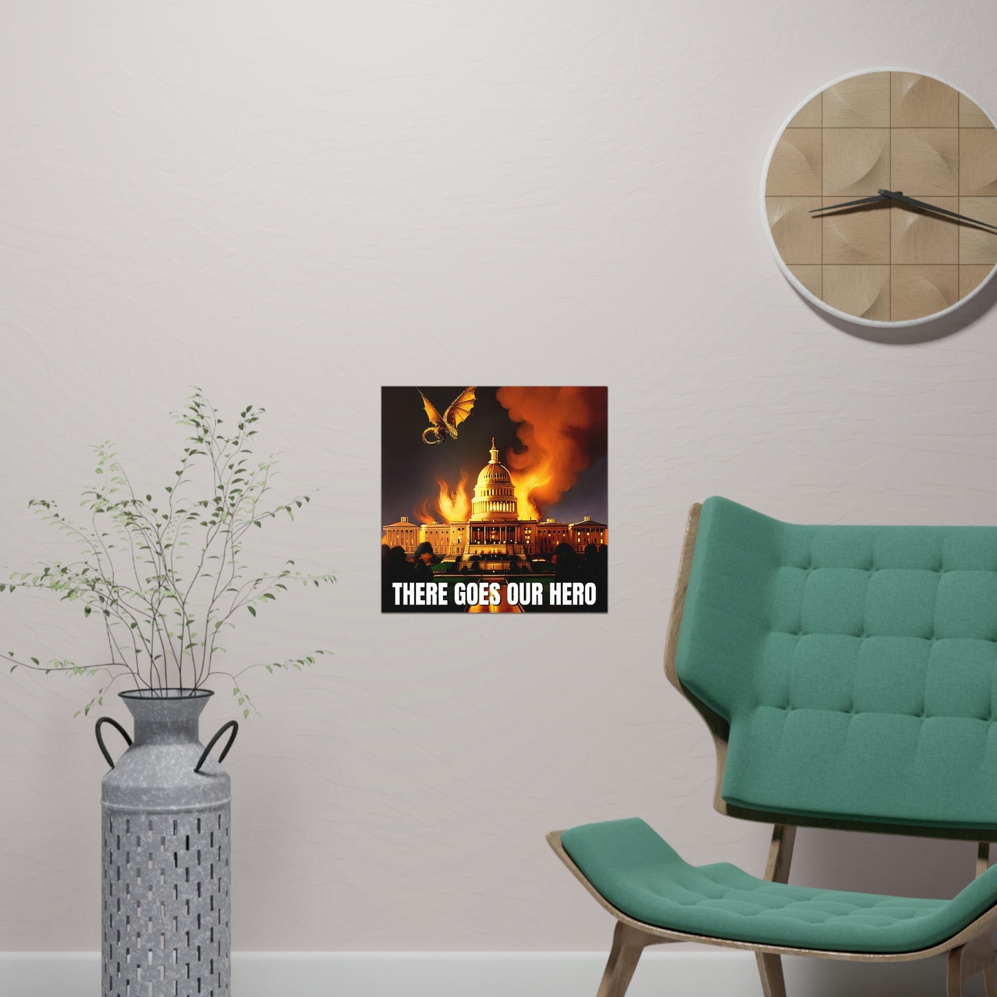 There Goes Our Hero Matte Paper Poster