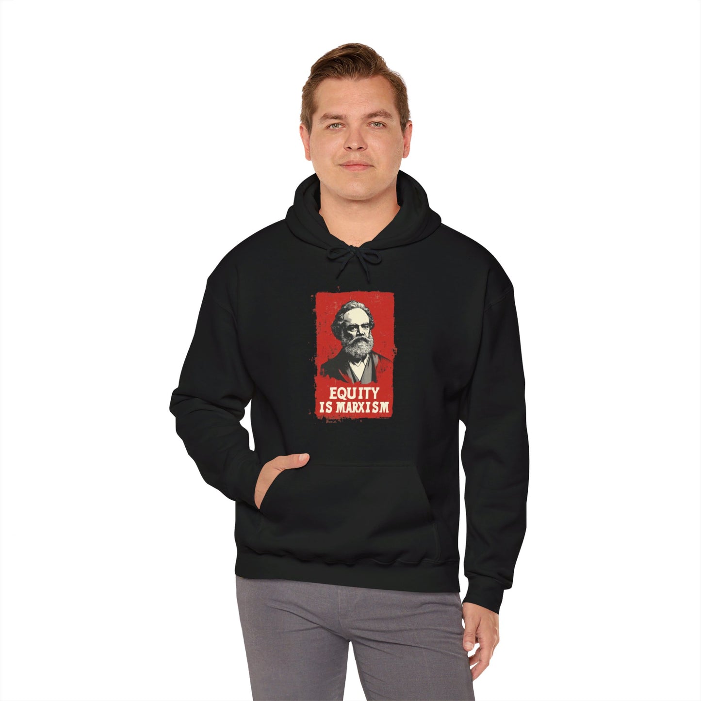 Equity Is Marxism Unisex Heavy Blend™ Hooded Sweatshirt