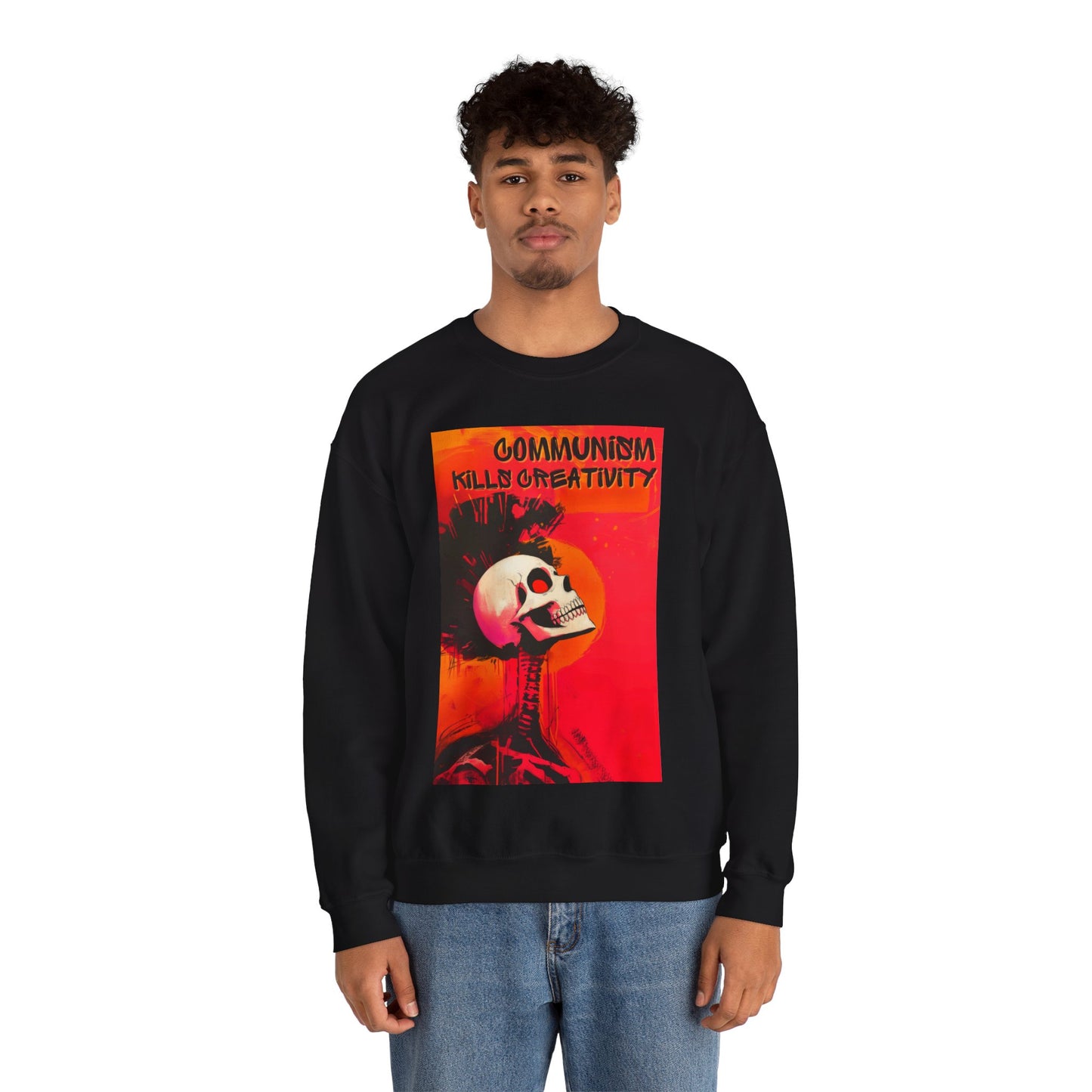 Communism Kills Creativity Unisex Heavy Blend™ Crewneck Sweatshirt